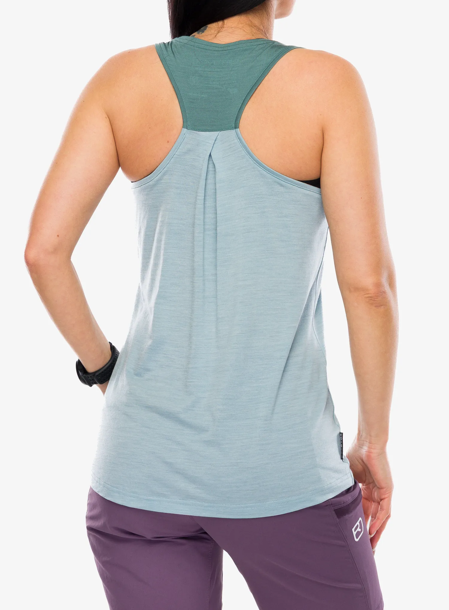 Top Damen Ortovox 150 Cool Logo Top - arctic grey