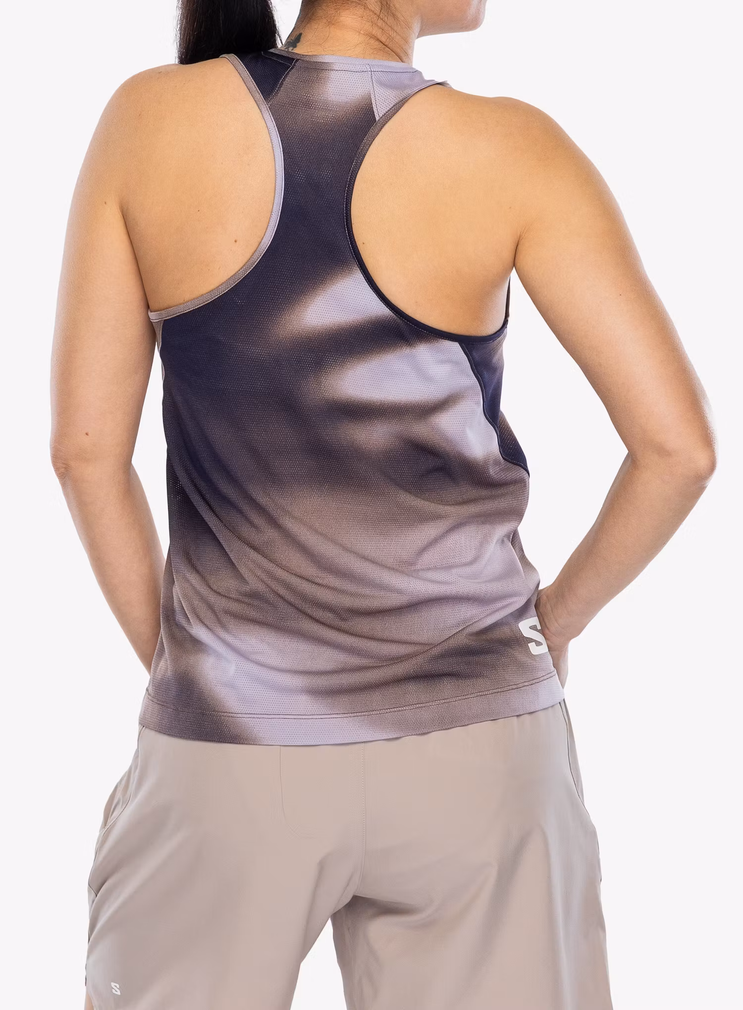 Top Damen Salomon Shake Core Tank GFX - etherea/aura