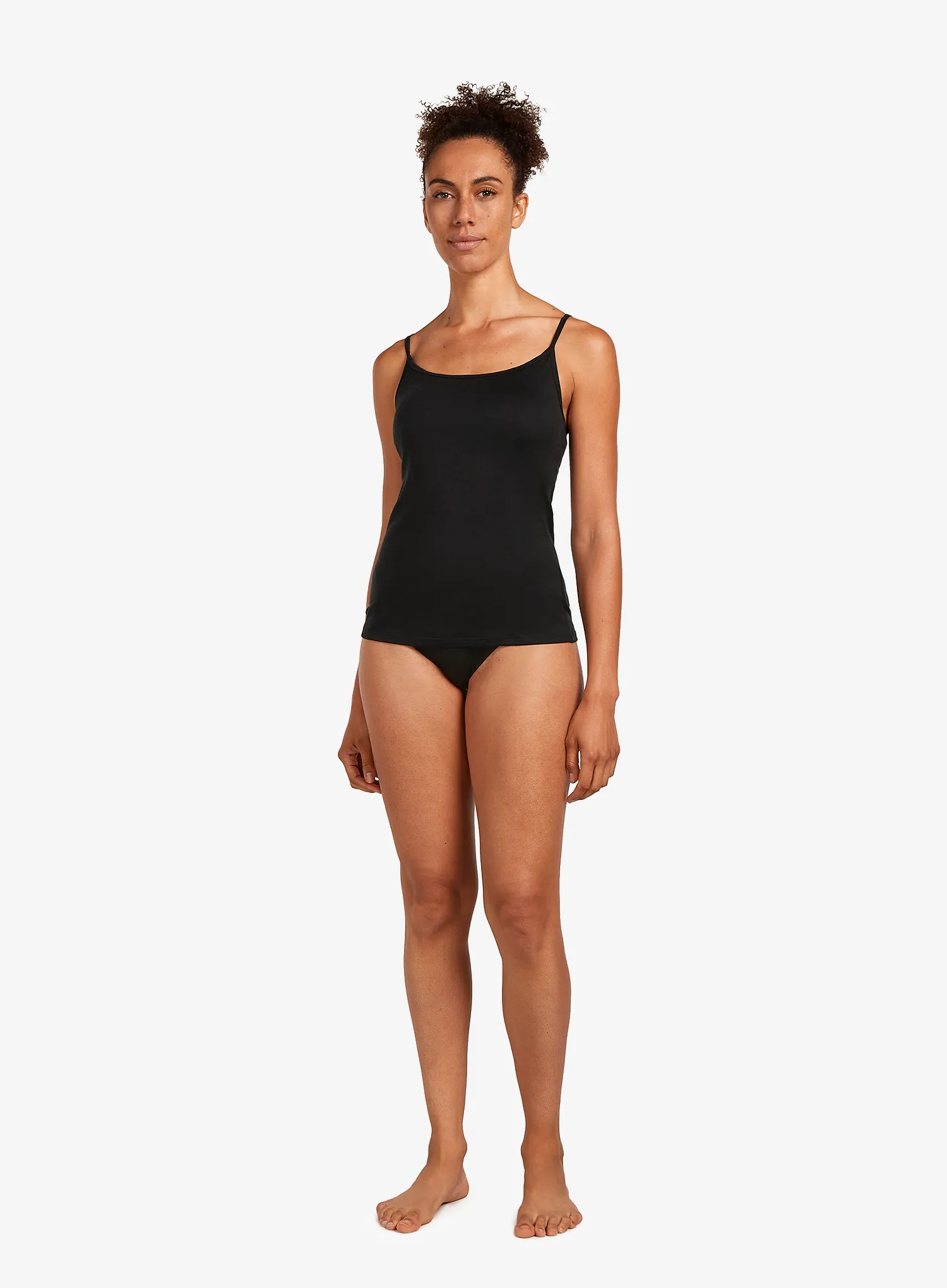 Top Damen Icebreaker Siren Bra Cami - black