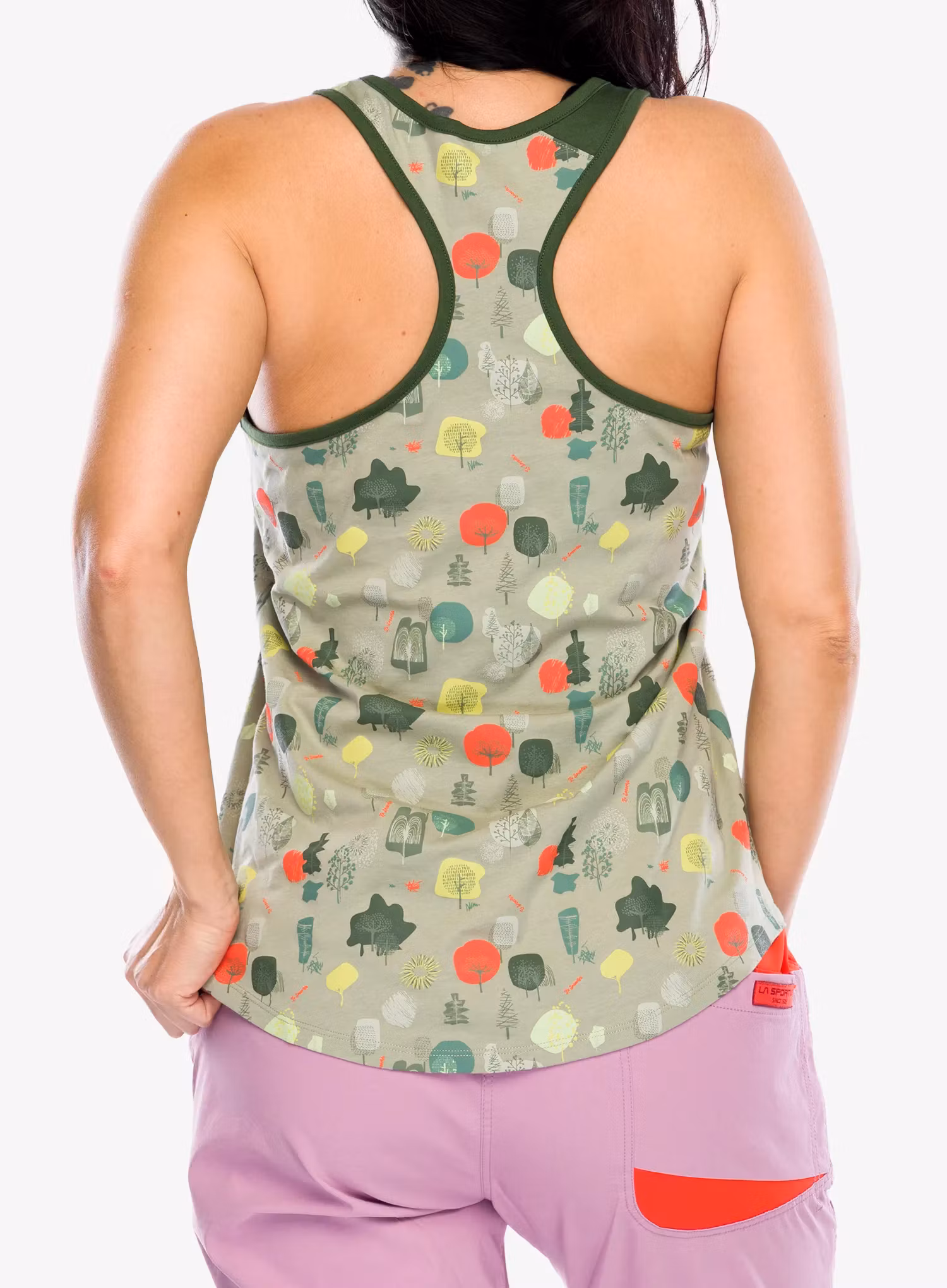 Klettertop Damen La Sportiva Botanic Tank - tea/forest