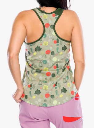 Klettertop Damen La Sportiva Botanic Tank - tea/forest