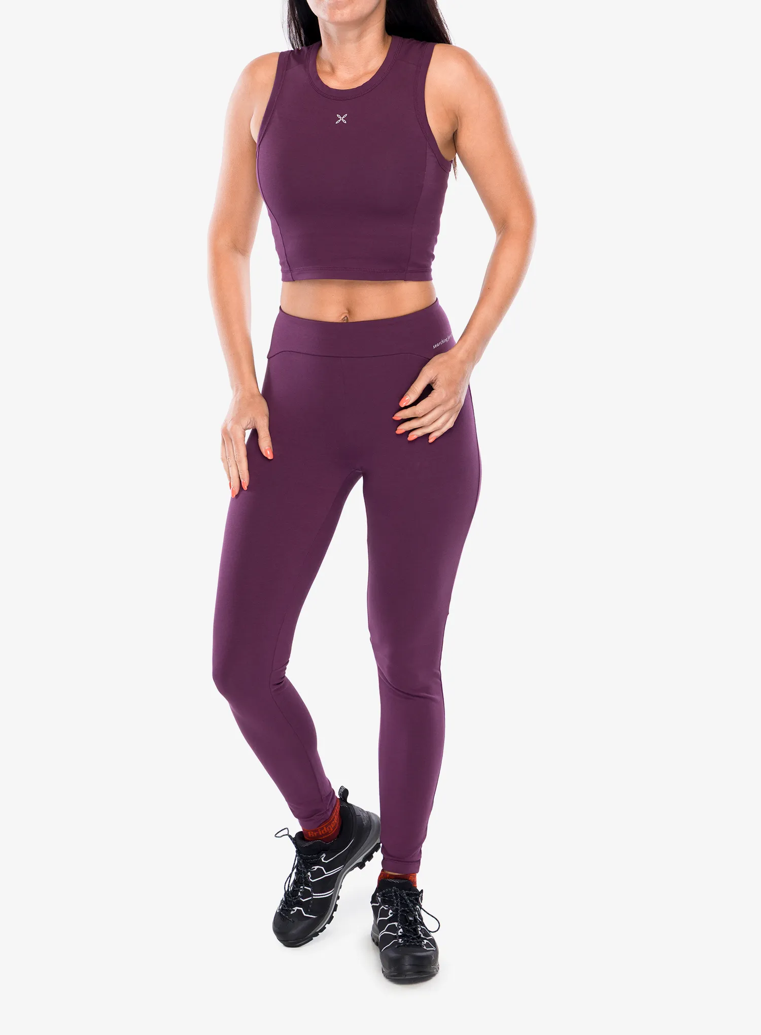 Klettertop Damen Montura Shiva Tank Top - wine red