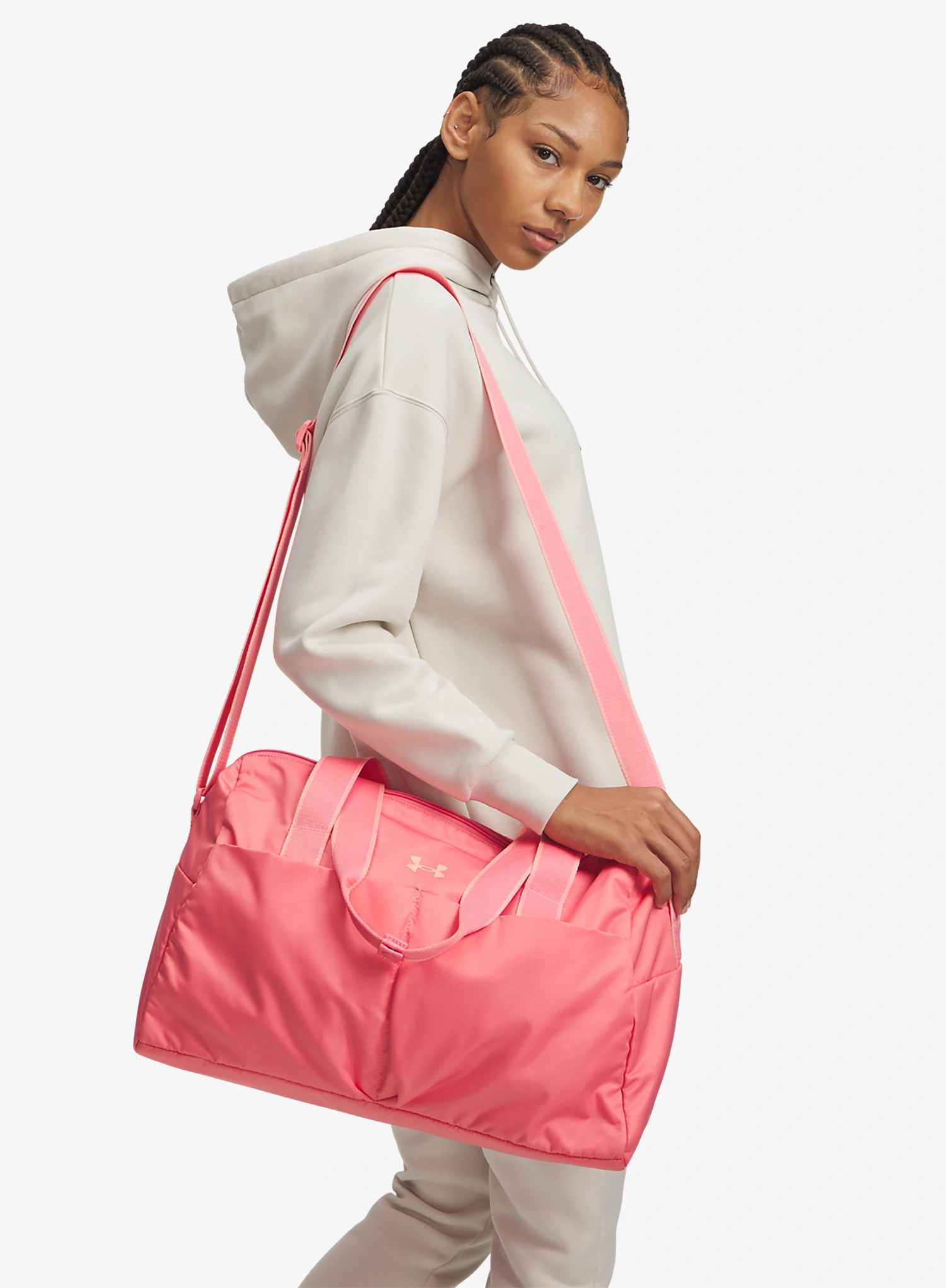 Freizeittasche Under Armour Studio Lite Duffle - bittersweet pink/posh pink