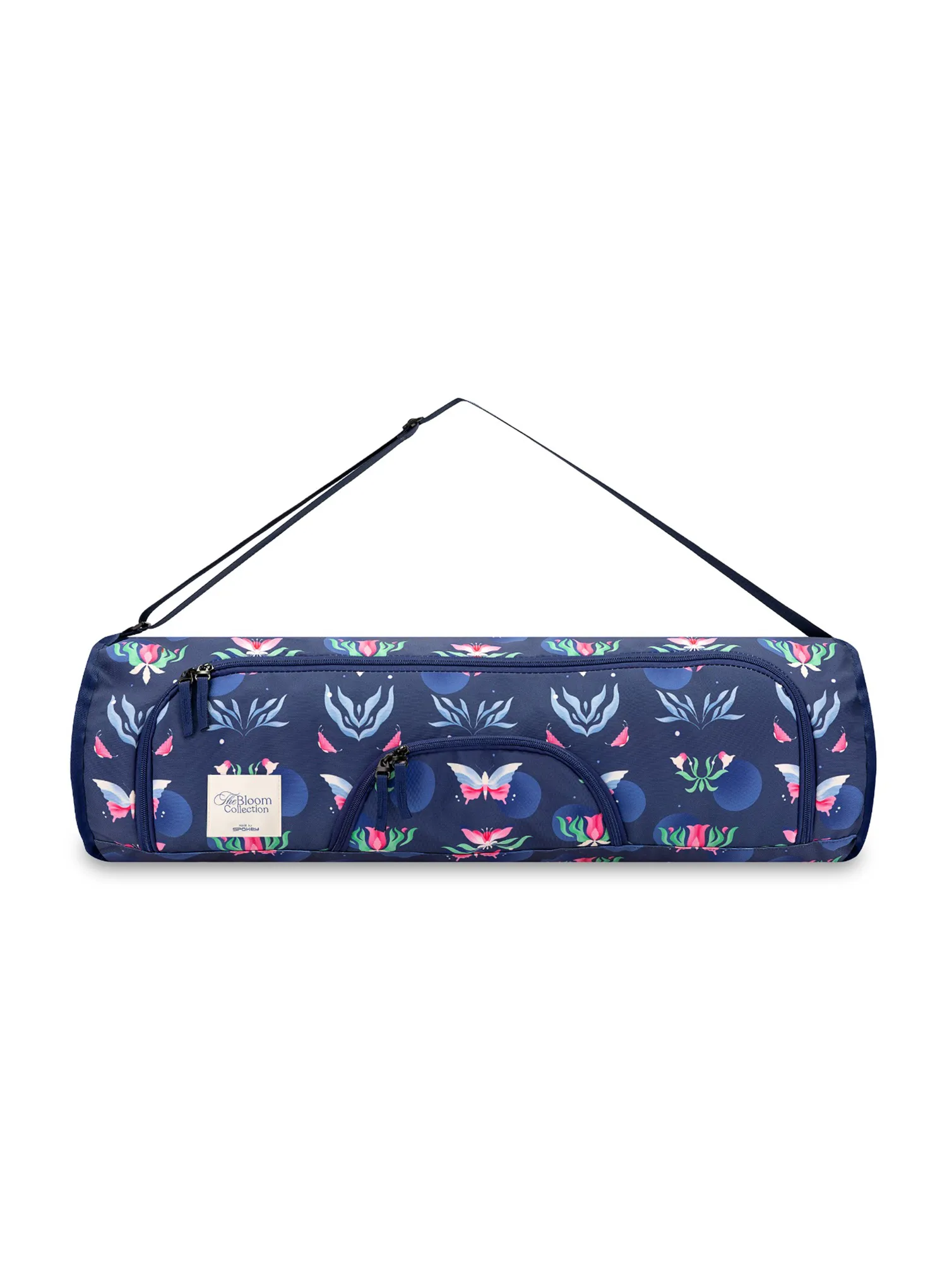 Tasche für eine Trainingsmatte Spokey The Bloom Bag - navy blue