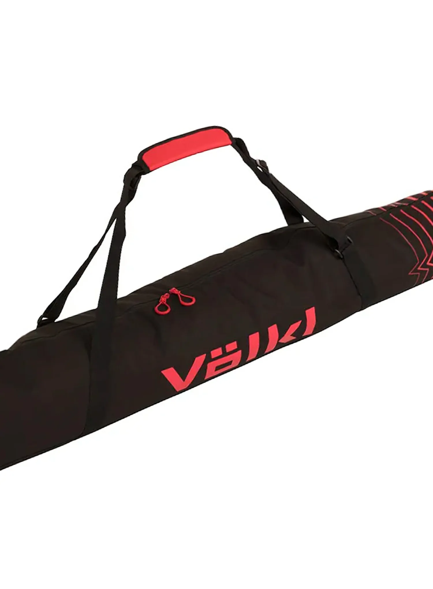 Skitasche Volkl Race Single Ski Bag 165+15+15 - red/black