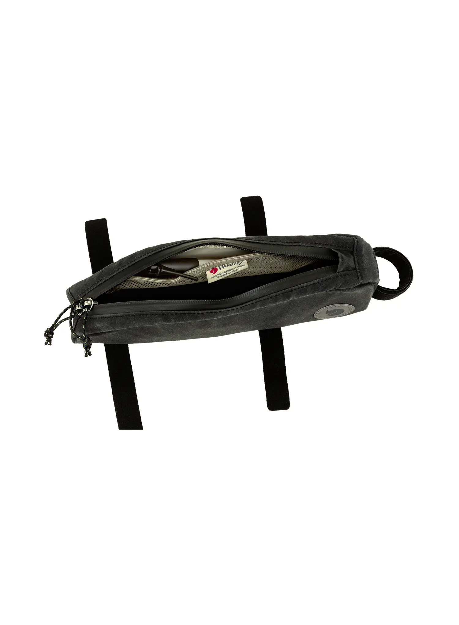 Fahrrad-Rahmentasche Fjallraven Hoja Top Tube Bag - black