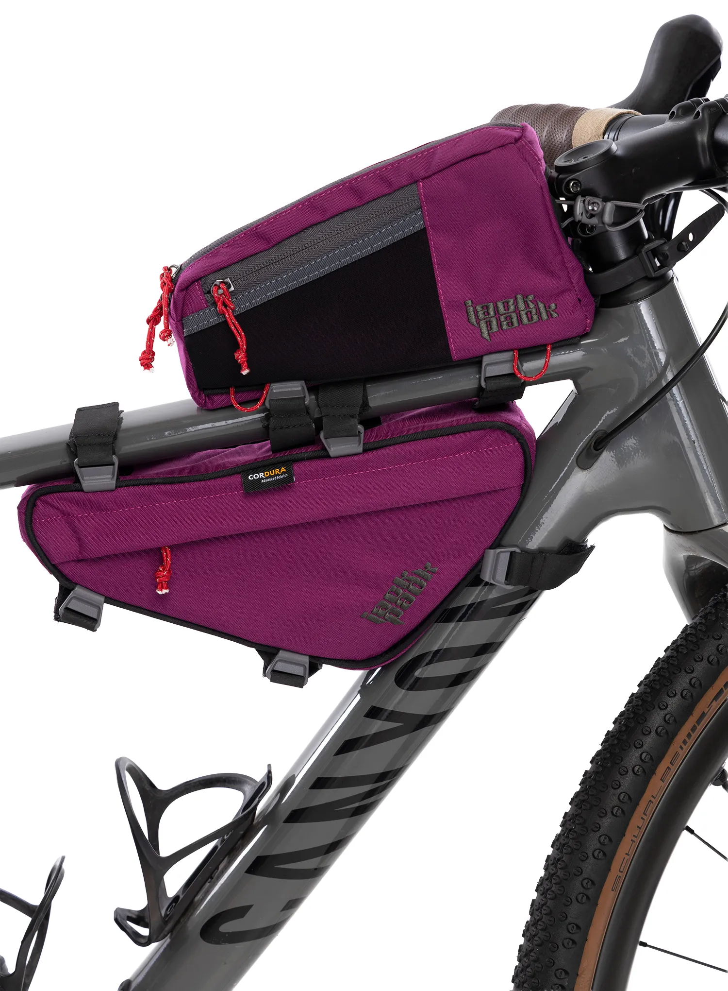 Fahrrad-Rahmentasche Jack Pack Płetwa RGB - violet
