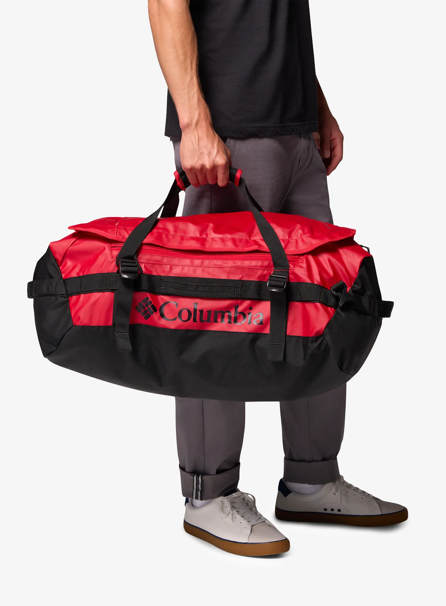 Reisetasche Columbia Landroamer 60 L Duffel - mountain red/black