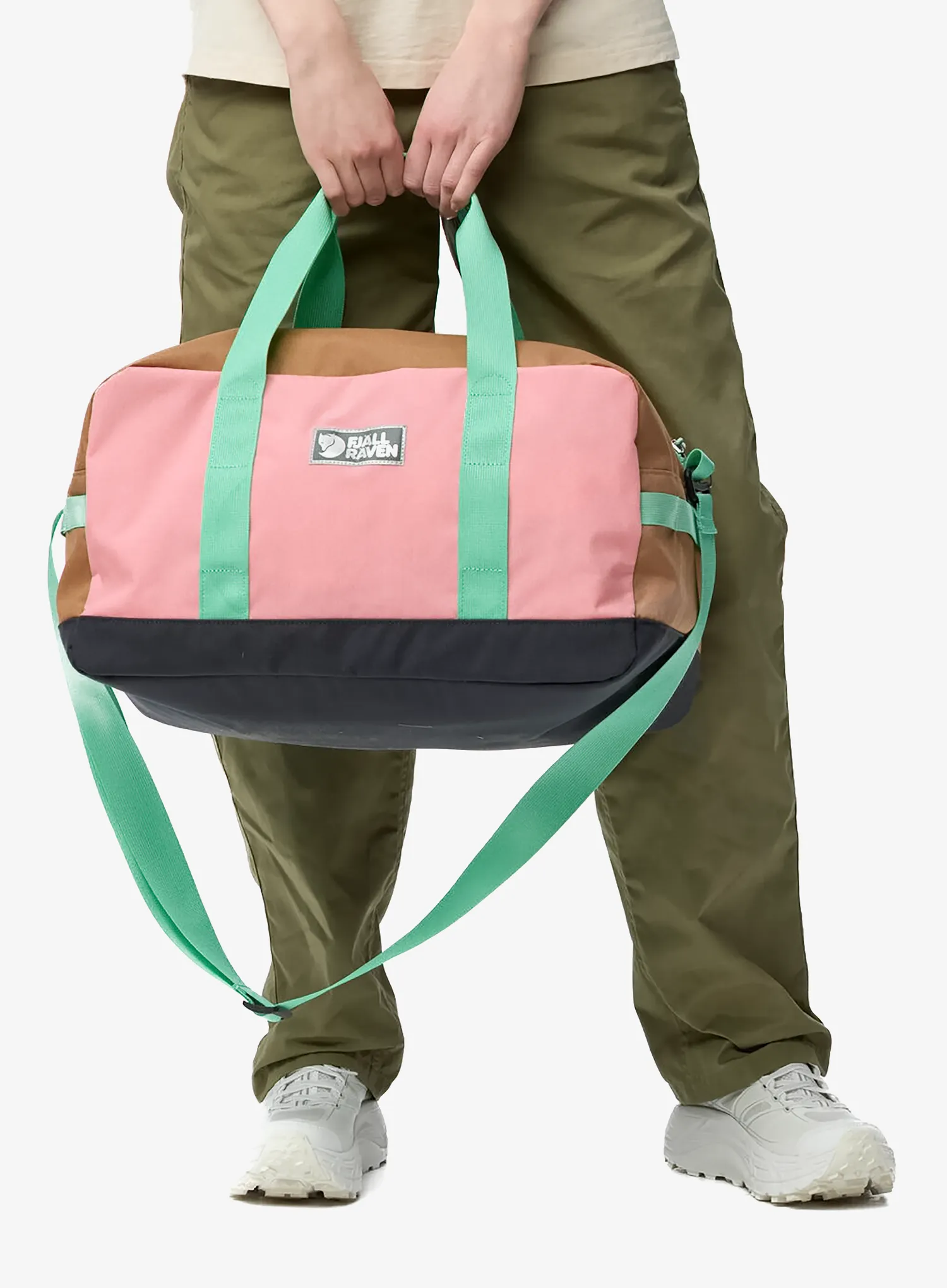 Reisetasche Fjallraven Vardag Duffel 33 - poppy pink/khaki dust
