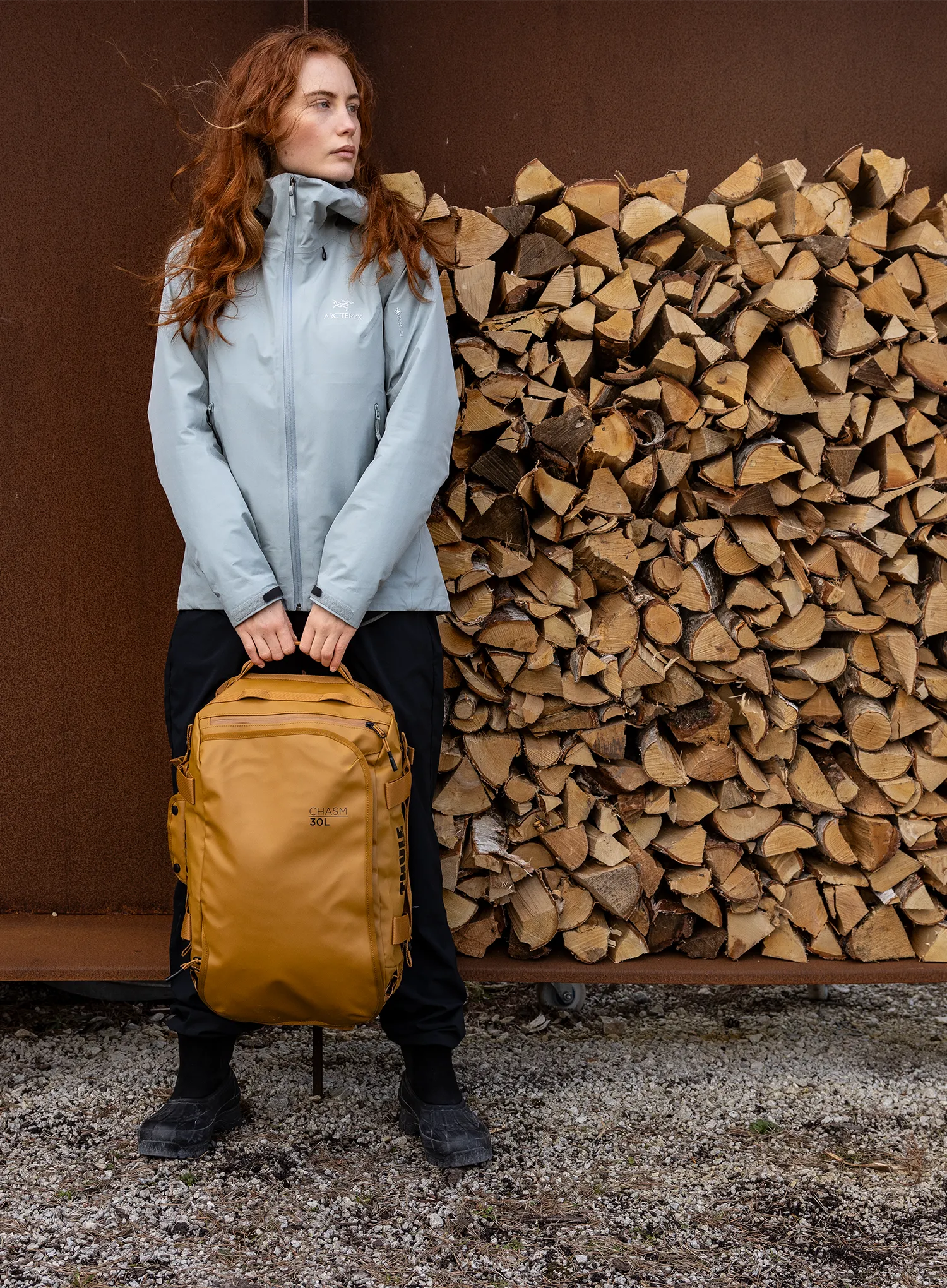 Reisetasche Thule Chasm Recycled Duffel 30L - golden