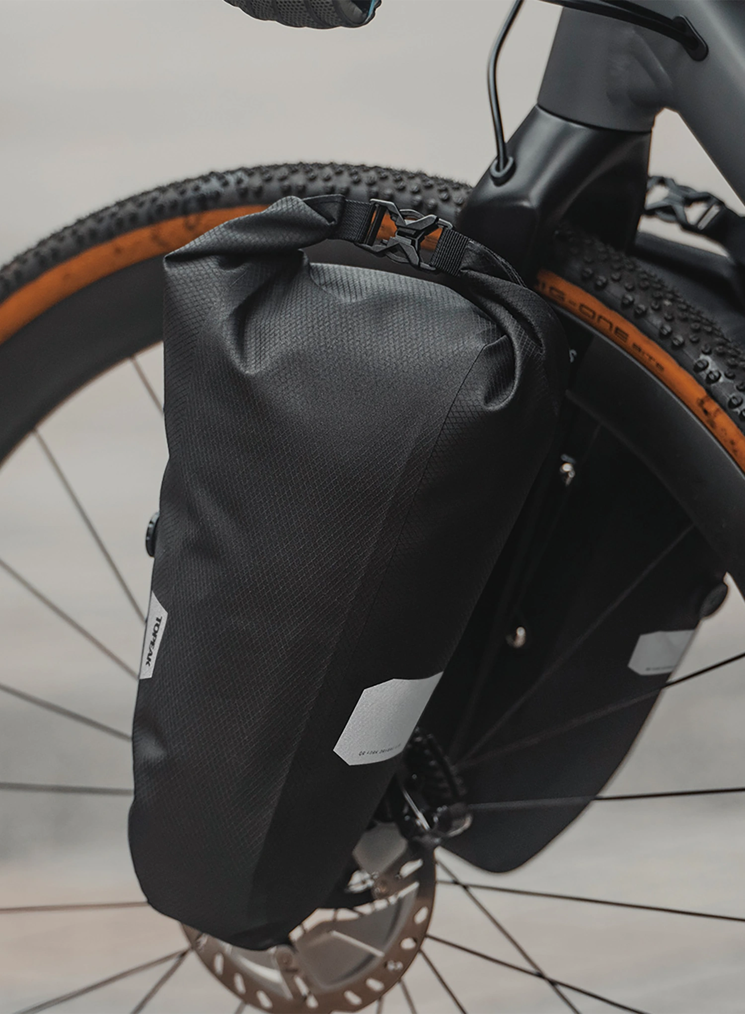Fahrradtasche Topeak QR Fork Drybag 5.8 L - black