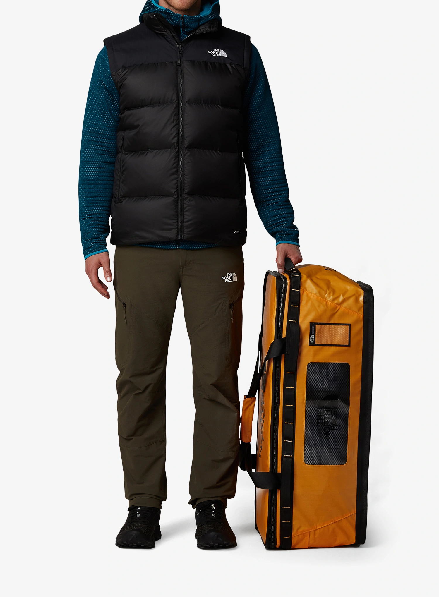 Tasche The North Face Base Camp Gear Box L - summit gold/tnf black