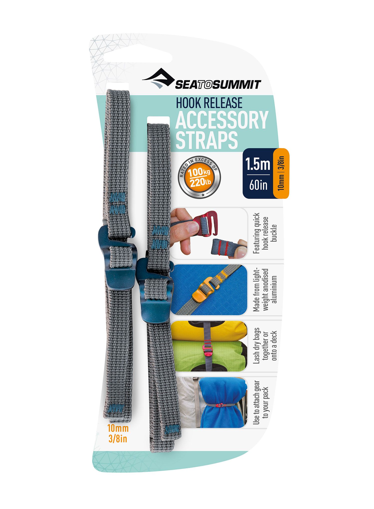 Befestigungsriemen Sea To Summit Accesory Straps 10 mm / 1.5 m