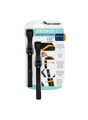 Befestigungsriemen Sea To Summit Stretch-Loc 15 - 20 mm x 375 mm 2 Pack - black
