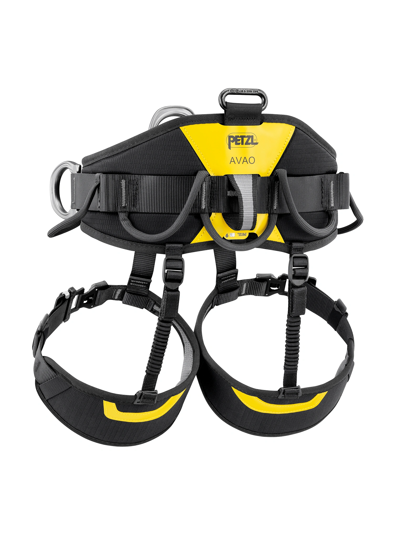 Industrieklettergurt Petzl Avao Sit Fast Size 1 - black/yellow