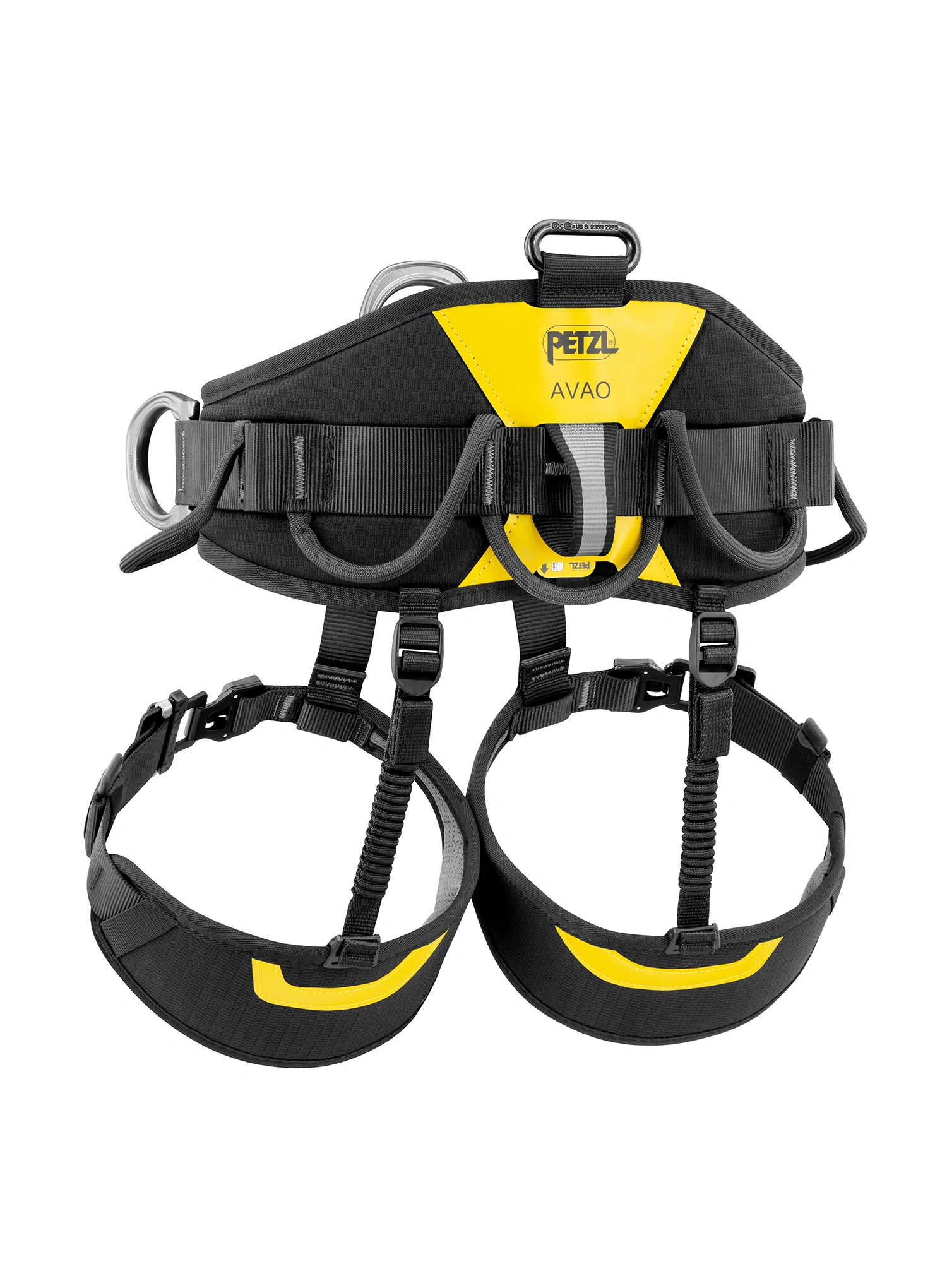 Industrieklettergurt Petzl Avao Sit Fast Size 2 - black/yellow