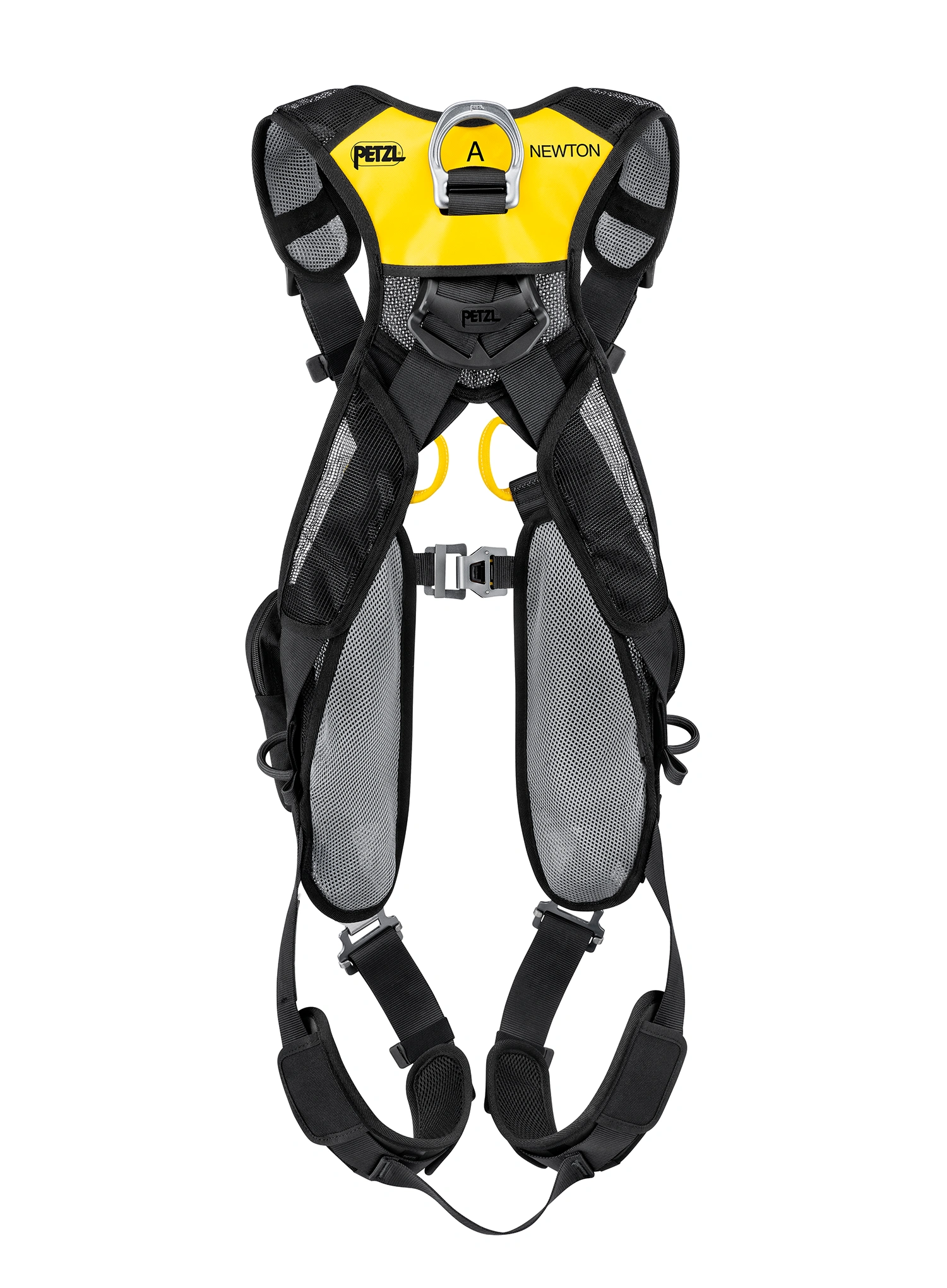 Industrieklettergurt Petzl Newton Easyfit - black/yellow