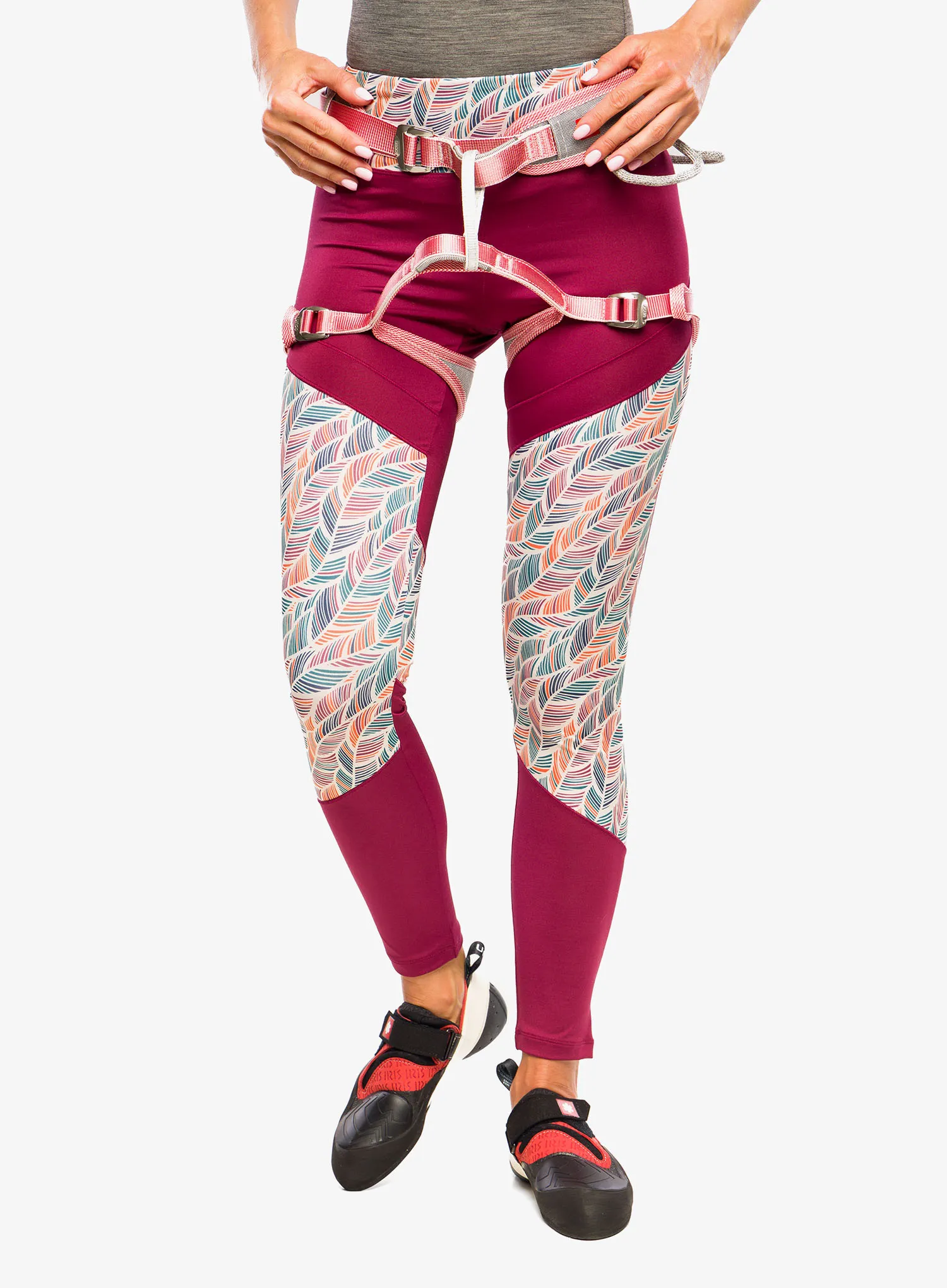 Klettergurt Damen Ocun Twist Tech Eco Lady - grey/red