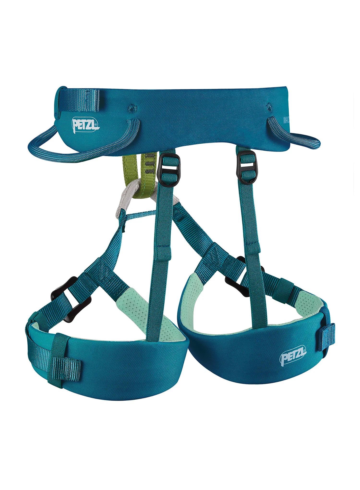 Klettergurt Kinder Petzl Macchu - blue/blue