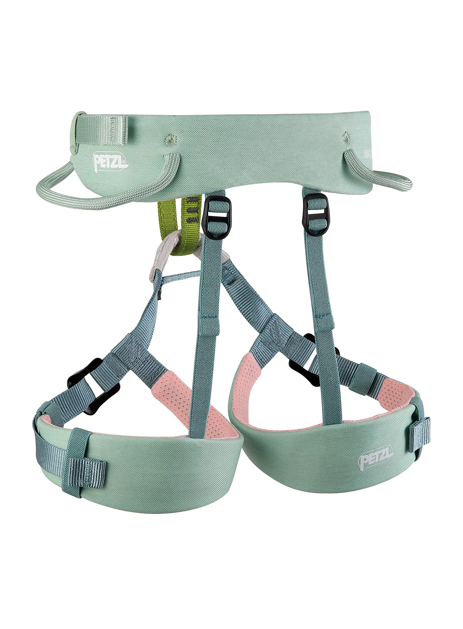 Klettergurt Kinder Petzl Macchu - green