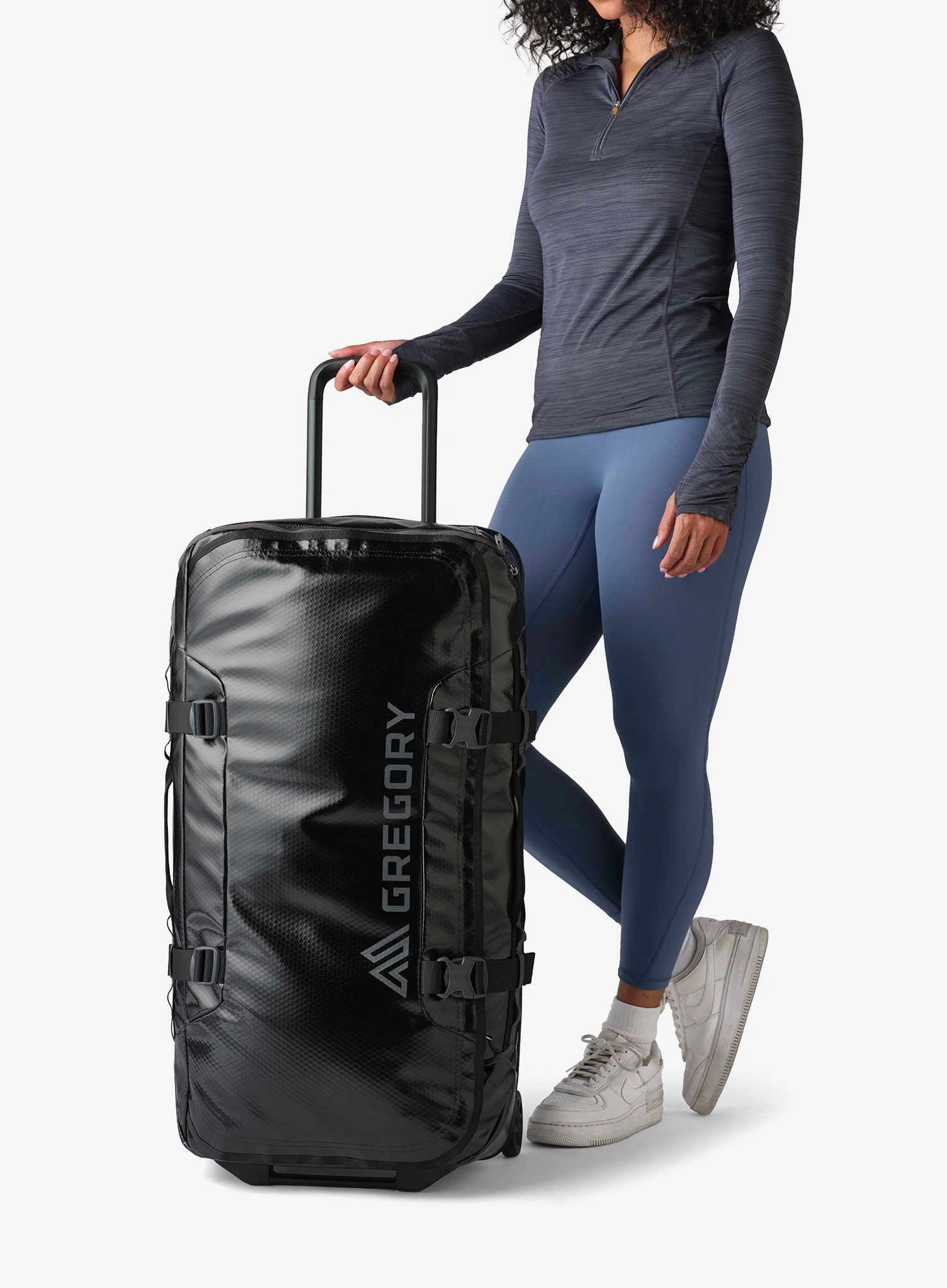Reisekoffer Gregory Alpaca Wheeled Duffel 100 l - obsidian black