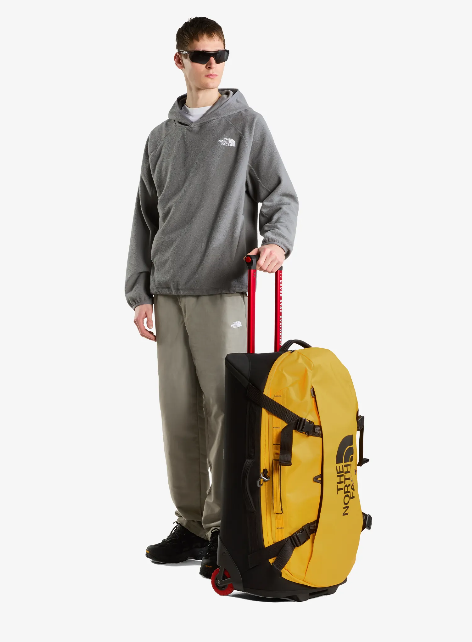 Reisekoffer The North Face Base Camp Rolling Thunder 28 - summit gold/tnf black