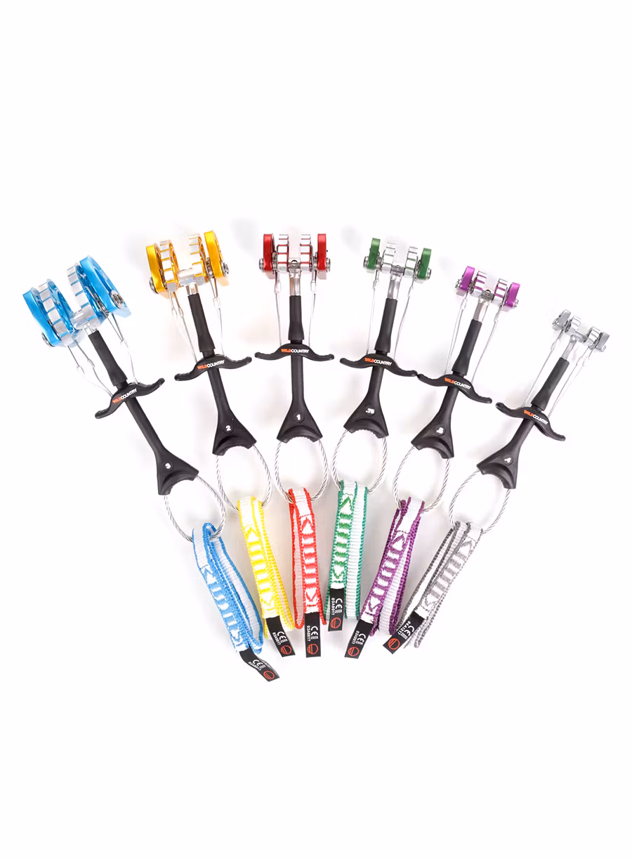 Klemmgeräte Wild Country Friend Set 0.4, 0.5, 0.75, 1, 2, 3 - silver/purple/green/red/gold