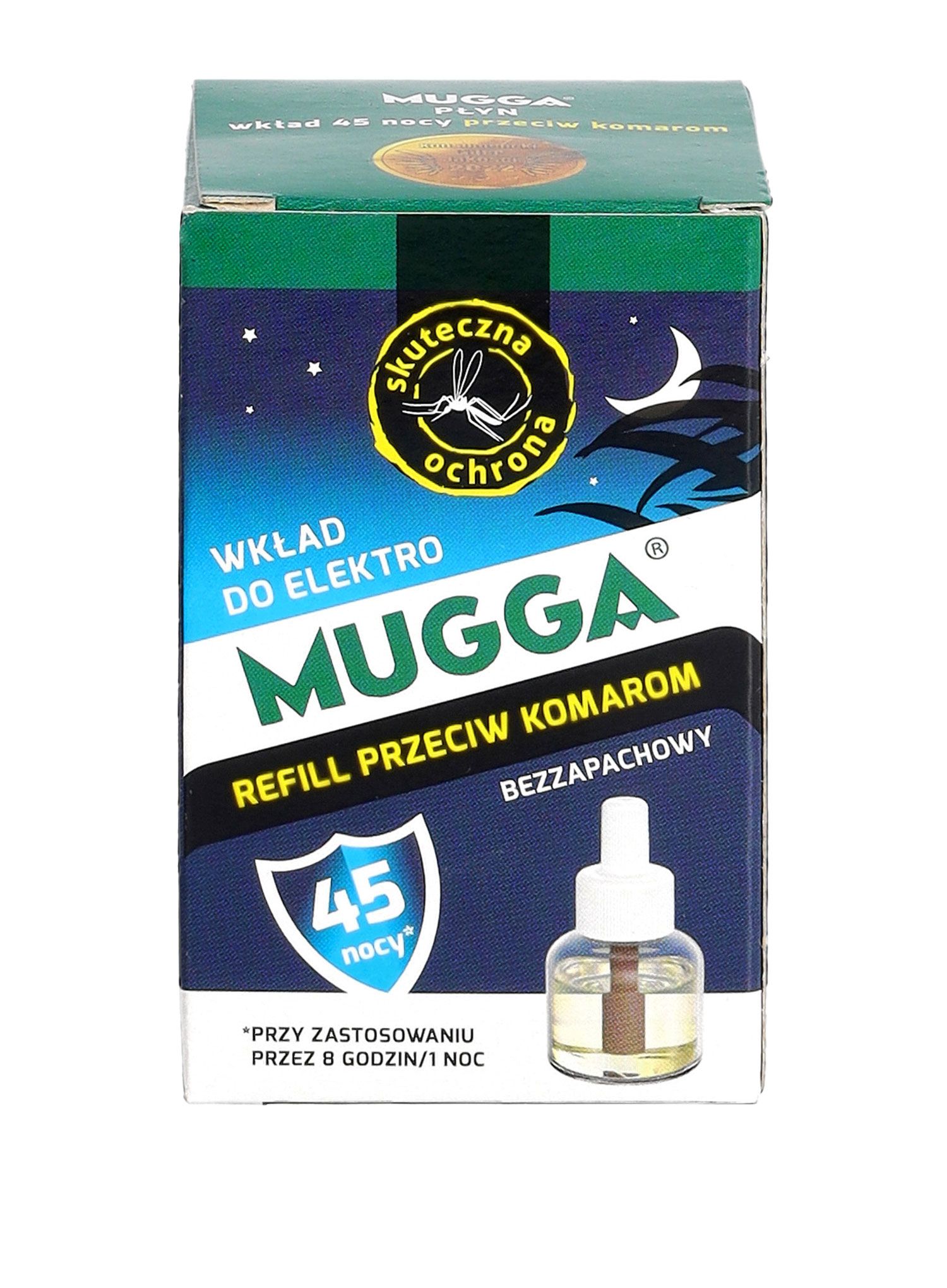 Nachfüllpackung für Elektrofumigator MUGGA Electro 45 Nächte 35 ml