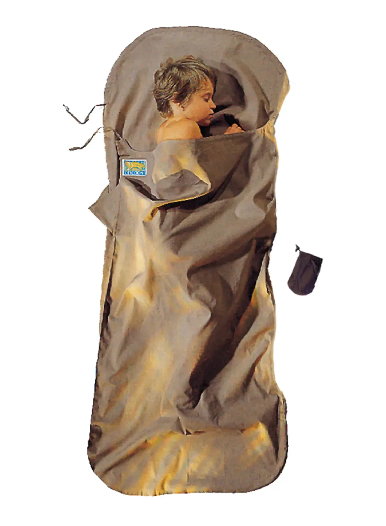 Reiseschlafsack Cocoon KidSack - Cotton - khaki