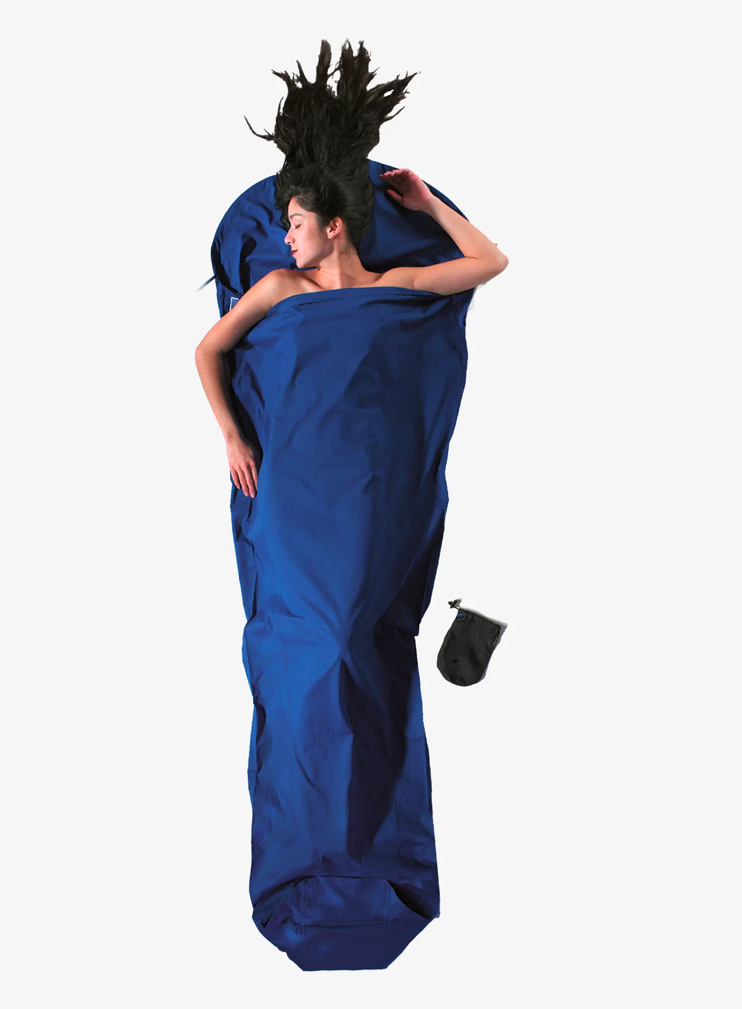 Reiseschlafsack Cocoon MummyLiner - Cotton - ultramarine blue