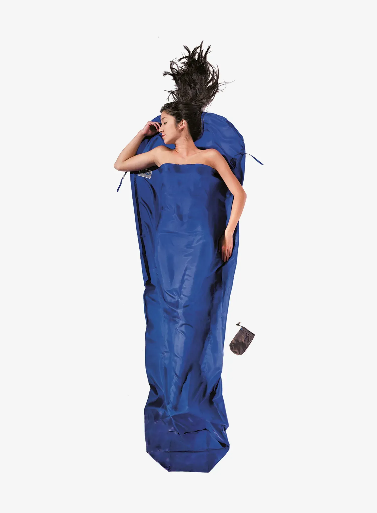 Reiseschlafsack Cocoon MummyLiner S - Silk - ultramarine blue