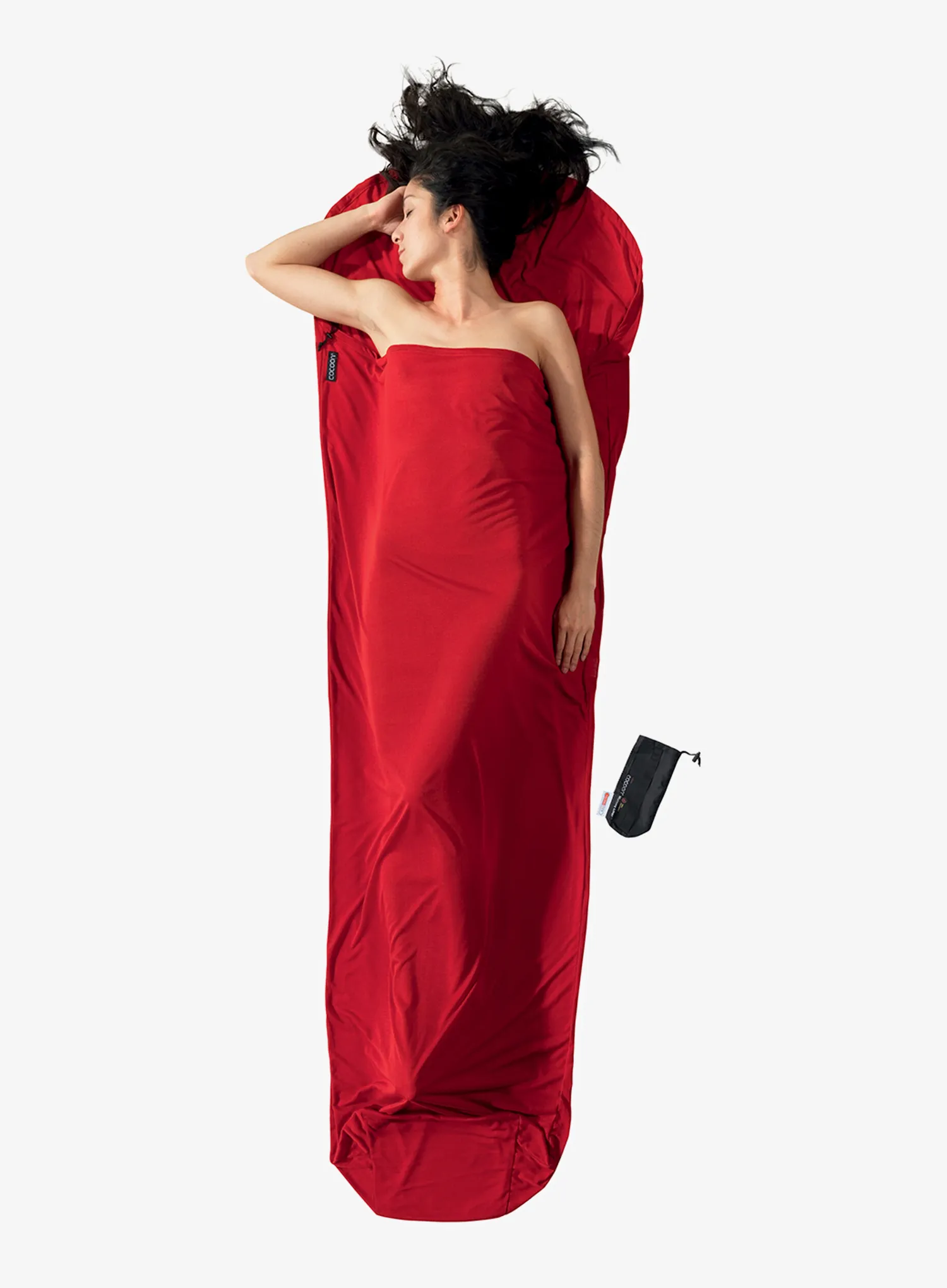 Reiseschlafsack Cocoon MummyLiner - Thermolight Radiator - lava
