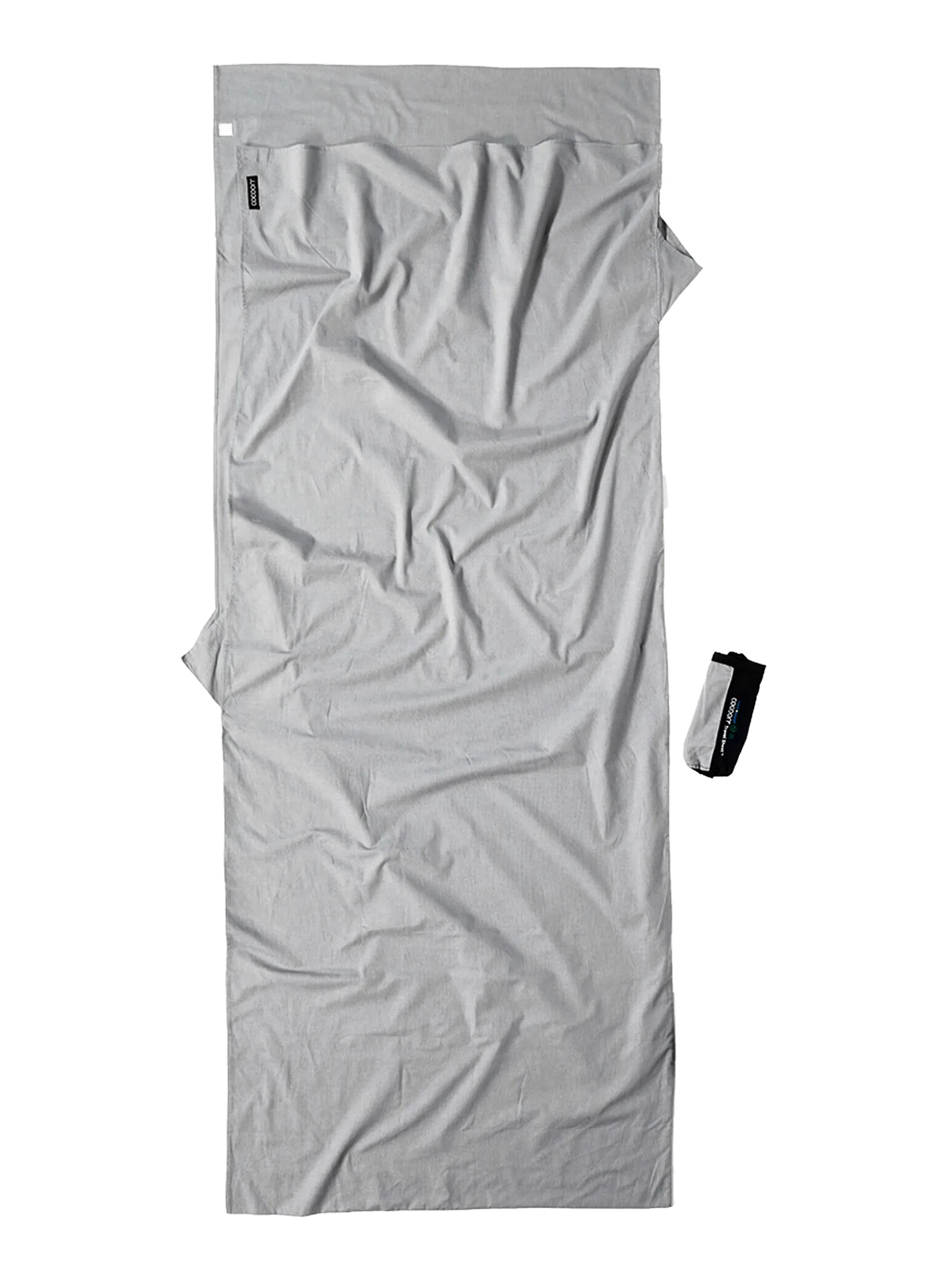 Reiseschlafsack Cocoon TravelSheet - Insect Shield - Cotton - safari grey