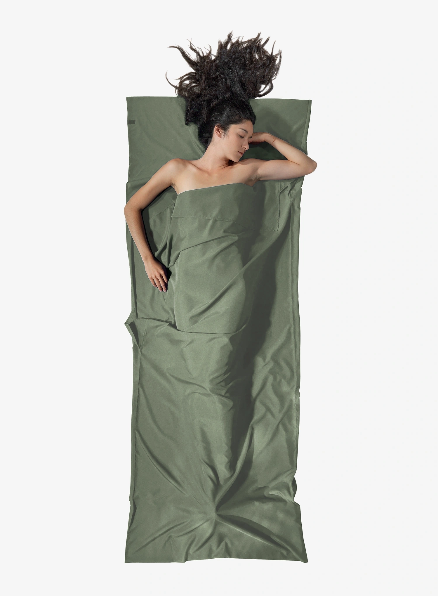 Reiseschlafsack Cocoon TravelSheet - Lyocell - eucalyptus green