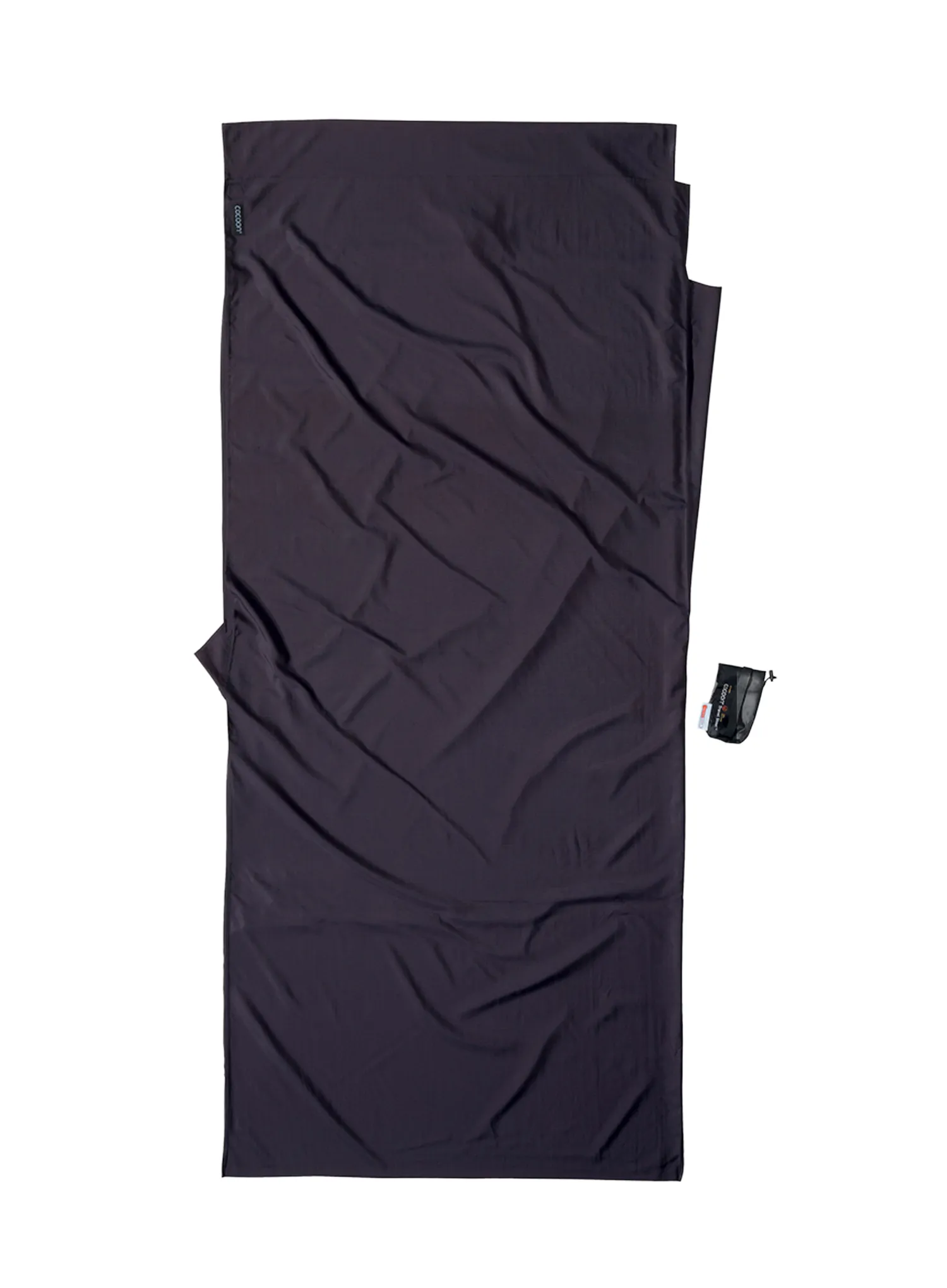 Reiseschlafsack Cocoon TravelSheet - Thermolight Silkweight - volcano grey