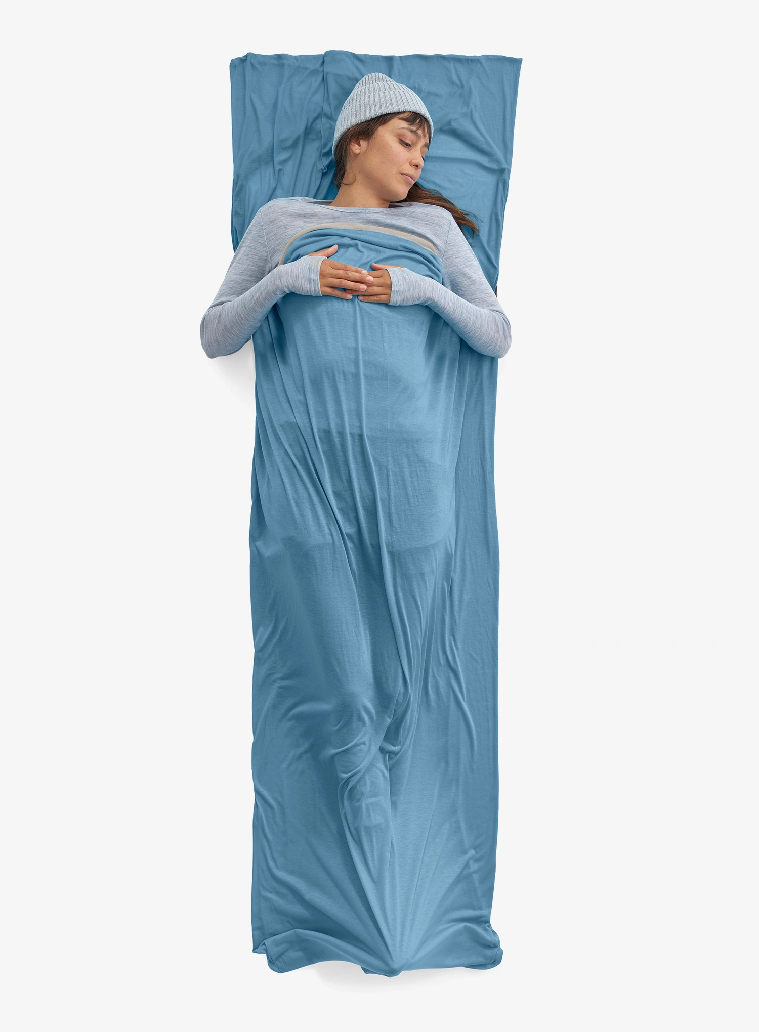 Reiseschlafsack Sea to Summit Breeze Lightweight R - cendre blue