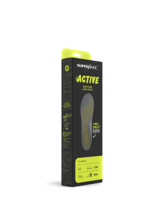 Einlegesohle Superfeet Active Support Low Arch V2 - carbon