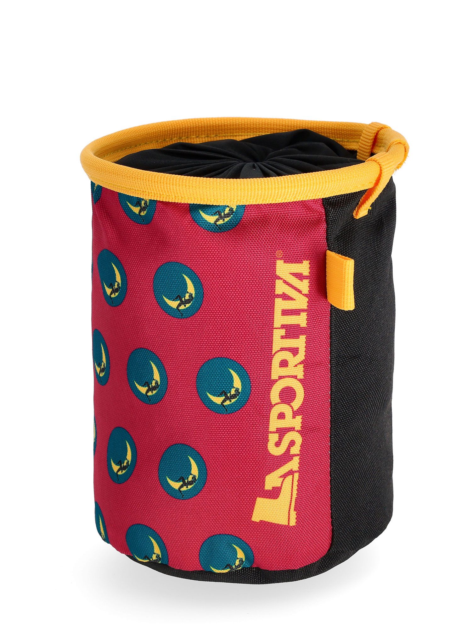 Chalkbag La Sportiva Climbing On The Moon Chalk Bag - fucsia/giallo