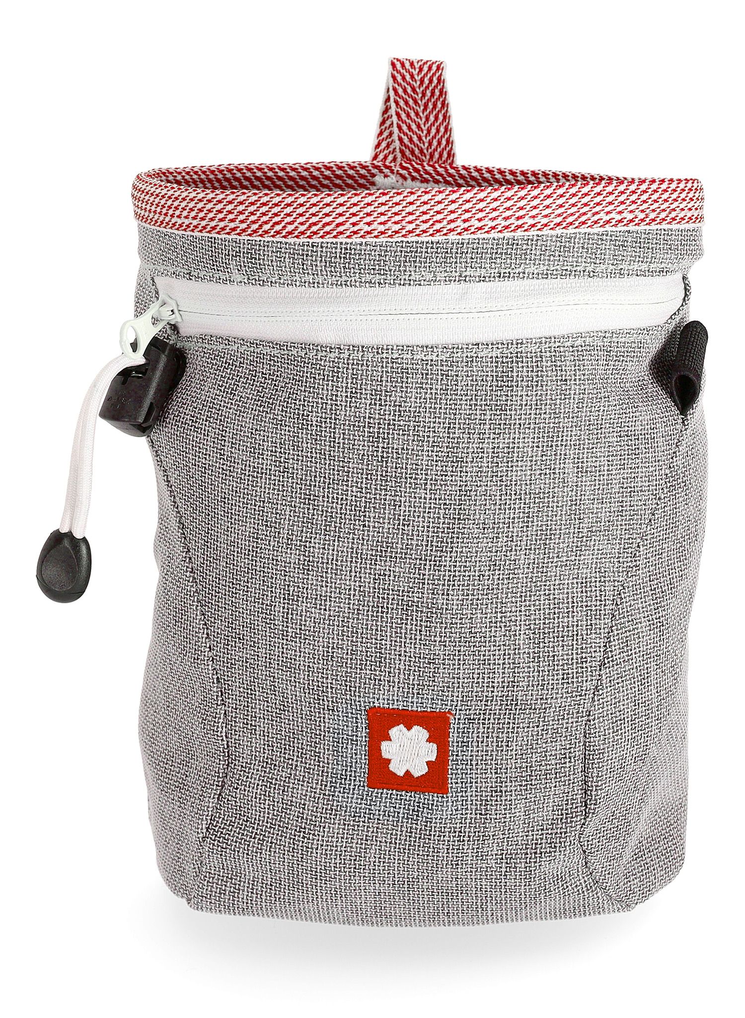 Chalkbag Ocun Dusty Eco + Belt - grey/red