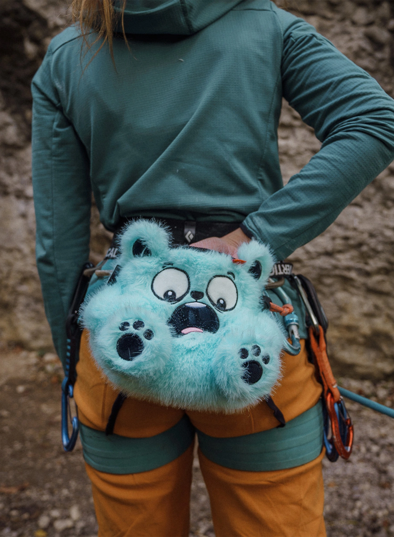 Chalkbag Y&Y Vertical Chalk Bag - bear