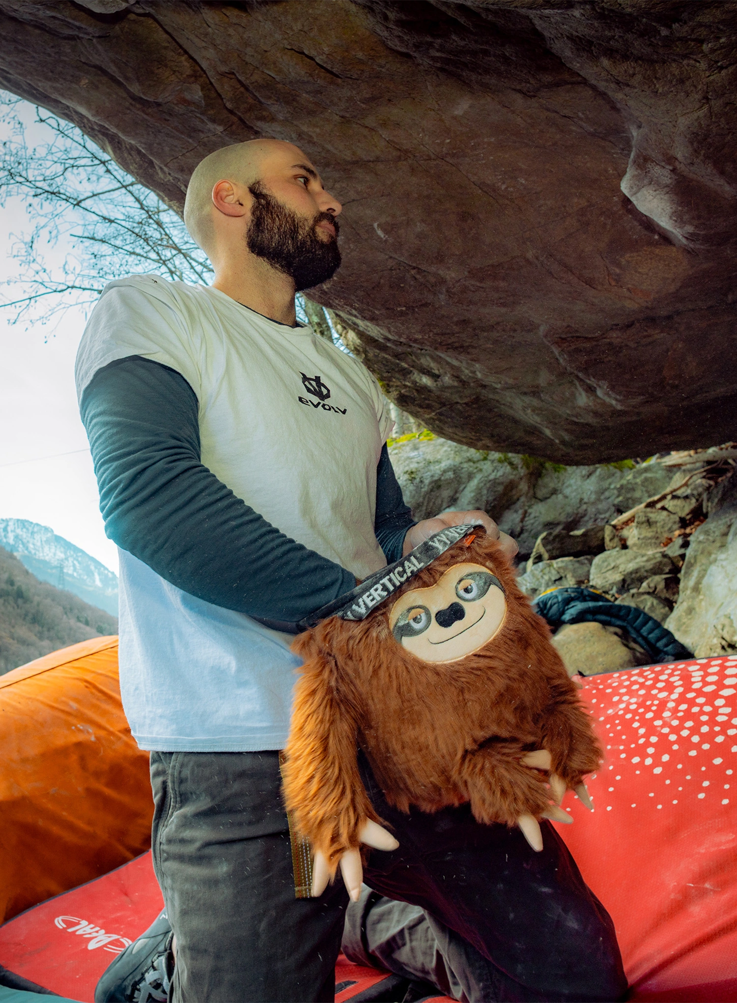 Chalkbag Y&Y Vertical Sam Boulder Sloth