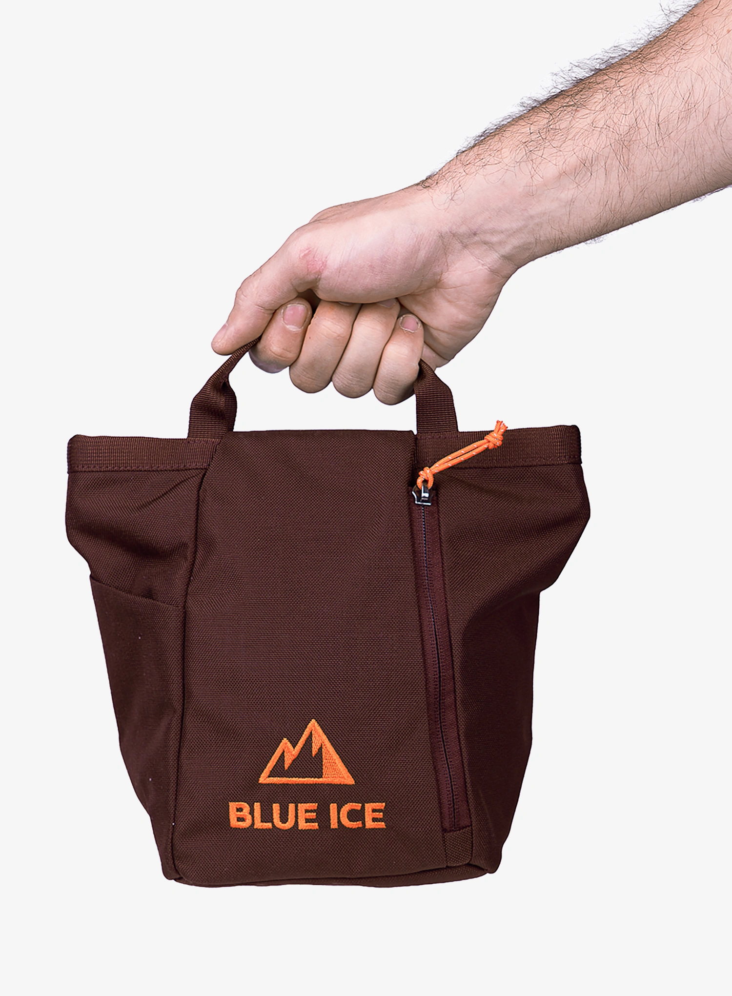 Chalkbag Blue Ice Sitter Chalk Bucket - decadent chocolate