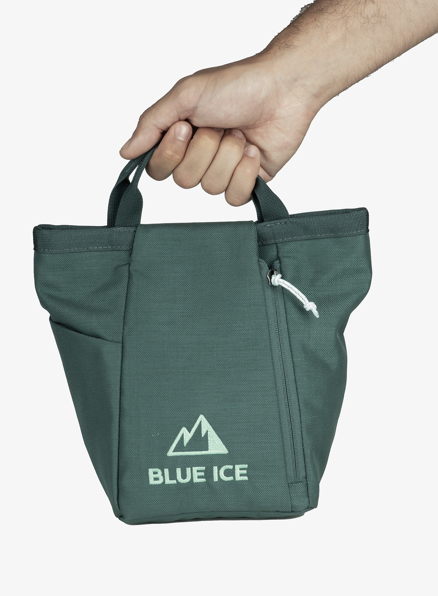 Chalkbag Blue Ice Sitter Chalk Bucket - north atlantic