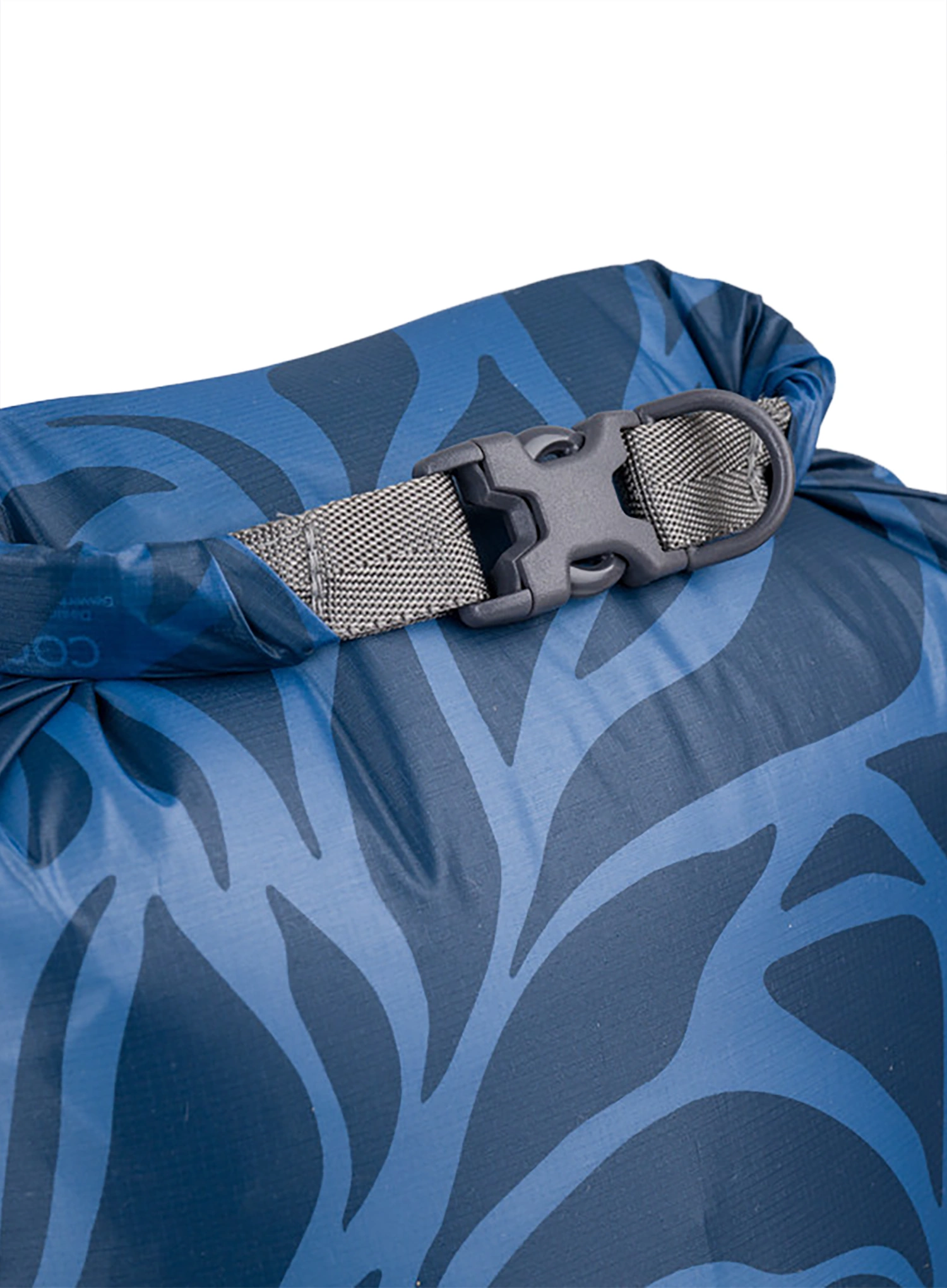 Wasserdichter Packsack Cocoon Drybag Hyperlight 3 L - blue leaves