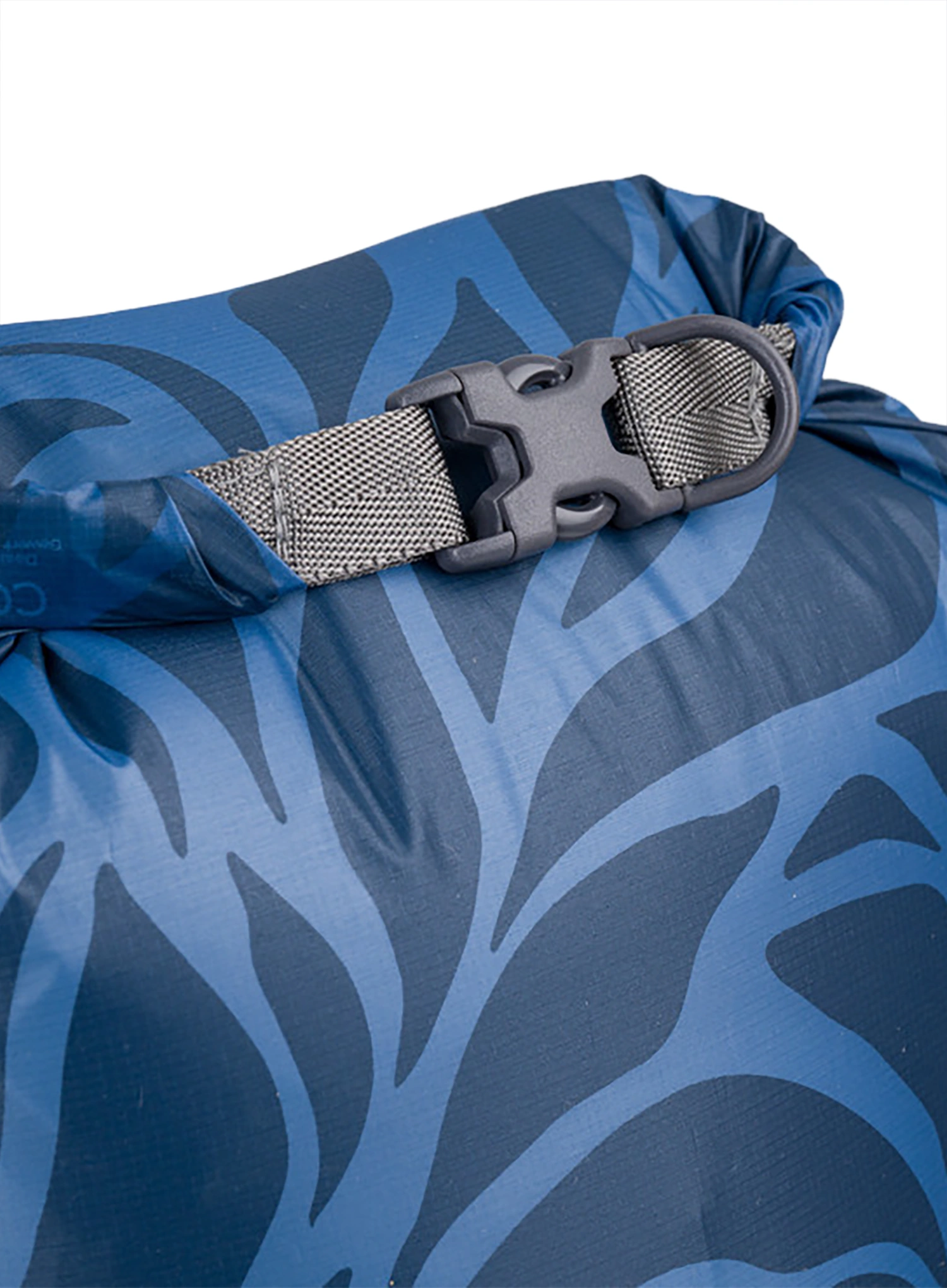 Wasserdichter Packsack Cocoon Drybag Hyperlight 5 L - blue leaves