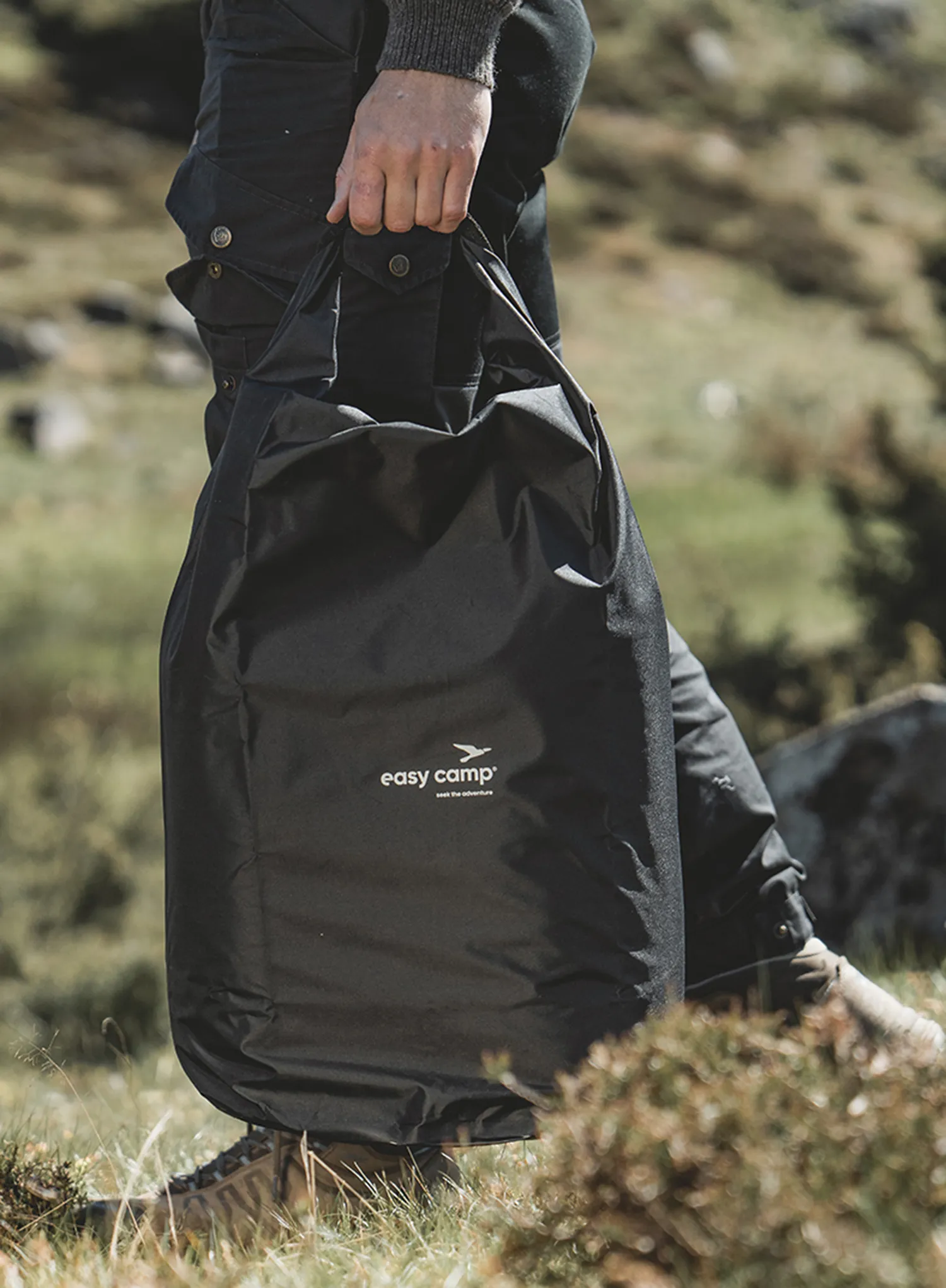 Wasserdichter Packsack Easy Camp Dry-Pack L - black