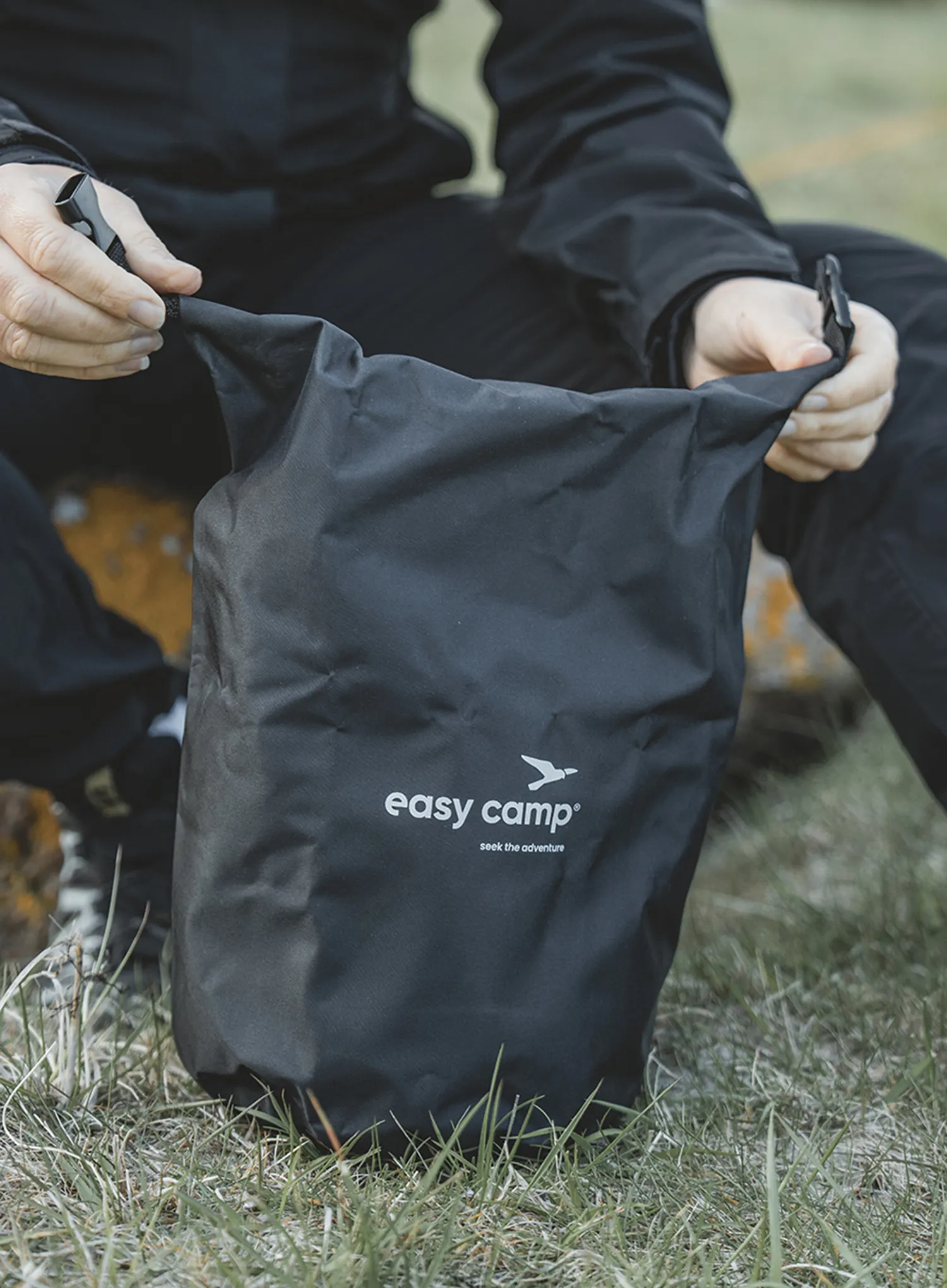 Wasserdichter Packsack Easy Camp Dry-Pack S - black