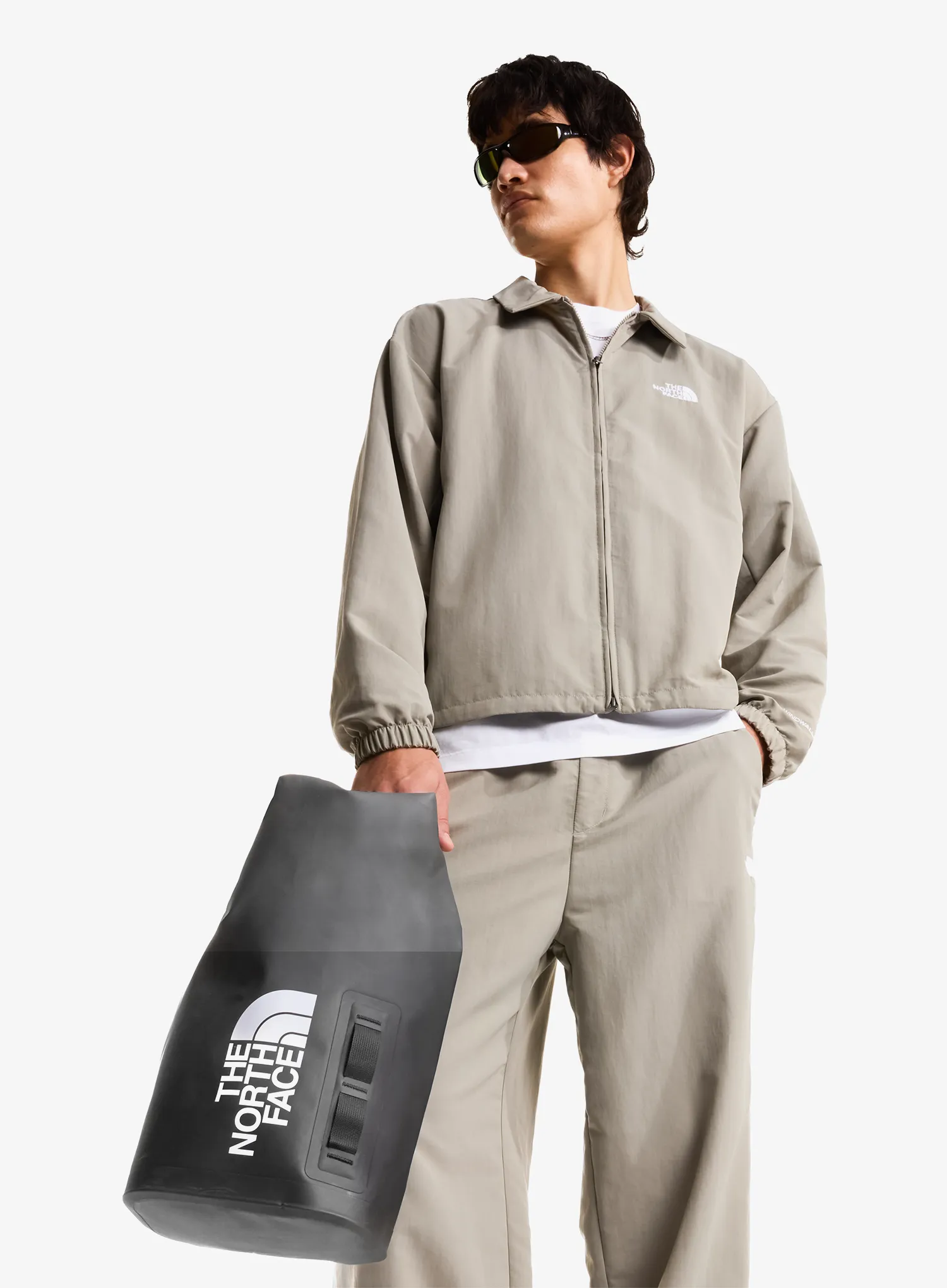 Wasserdichter Packsack The North Face Base Camp Dry Bag 12L - black/white