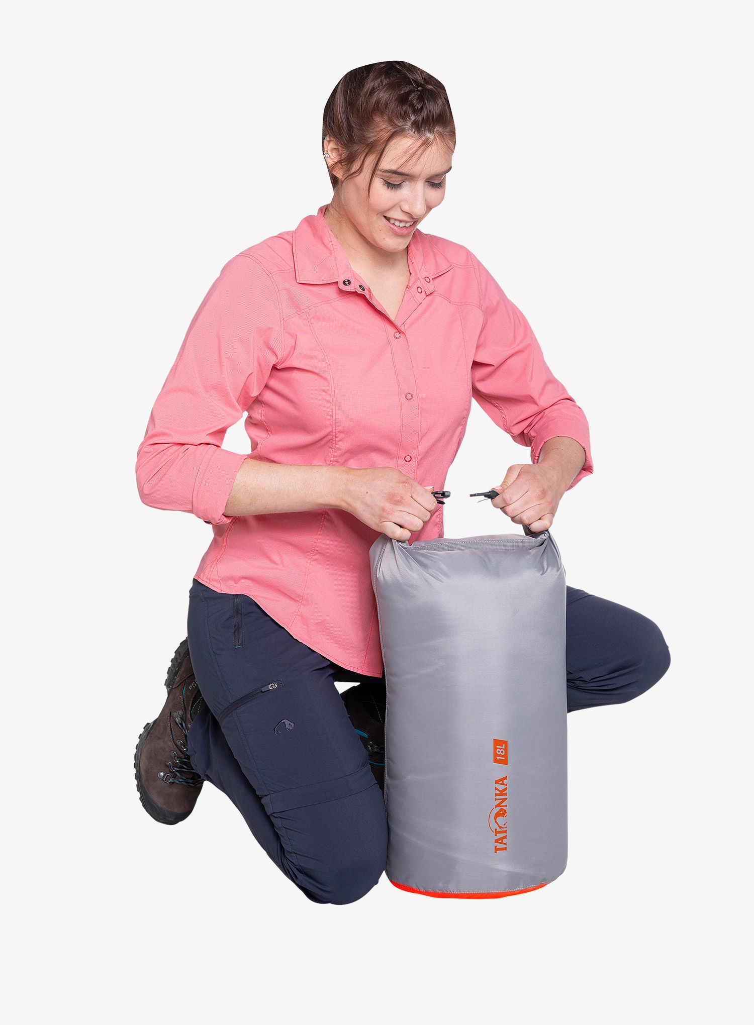 Wasserdichter Packsack Tatonka Dry Sack 18L - grey