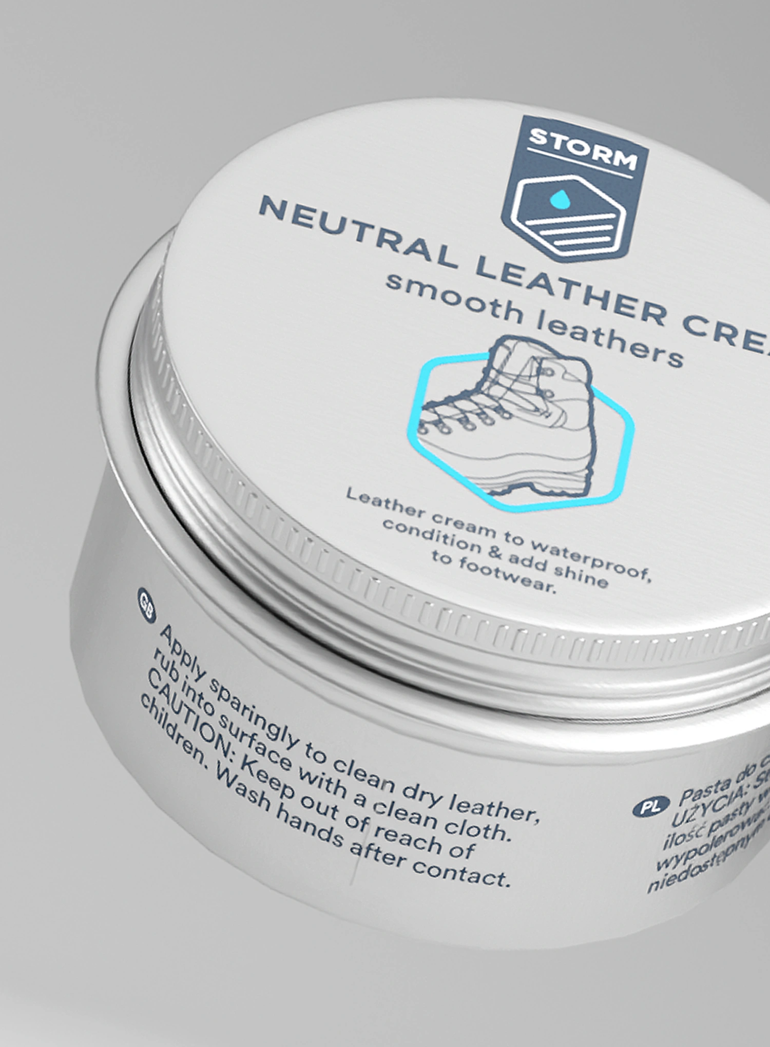 Schuhwachs Storm Leather Cream Neutral 100 ml